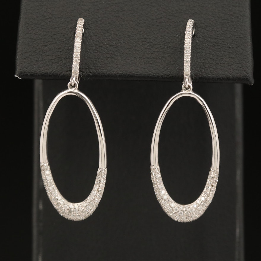 Odelia 18K 0.60 CTW Diamond Earrings