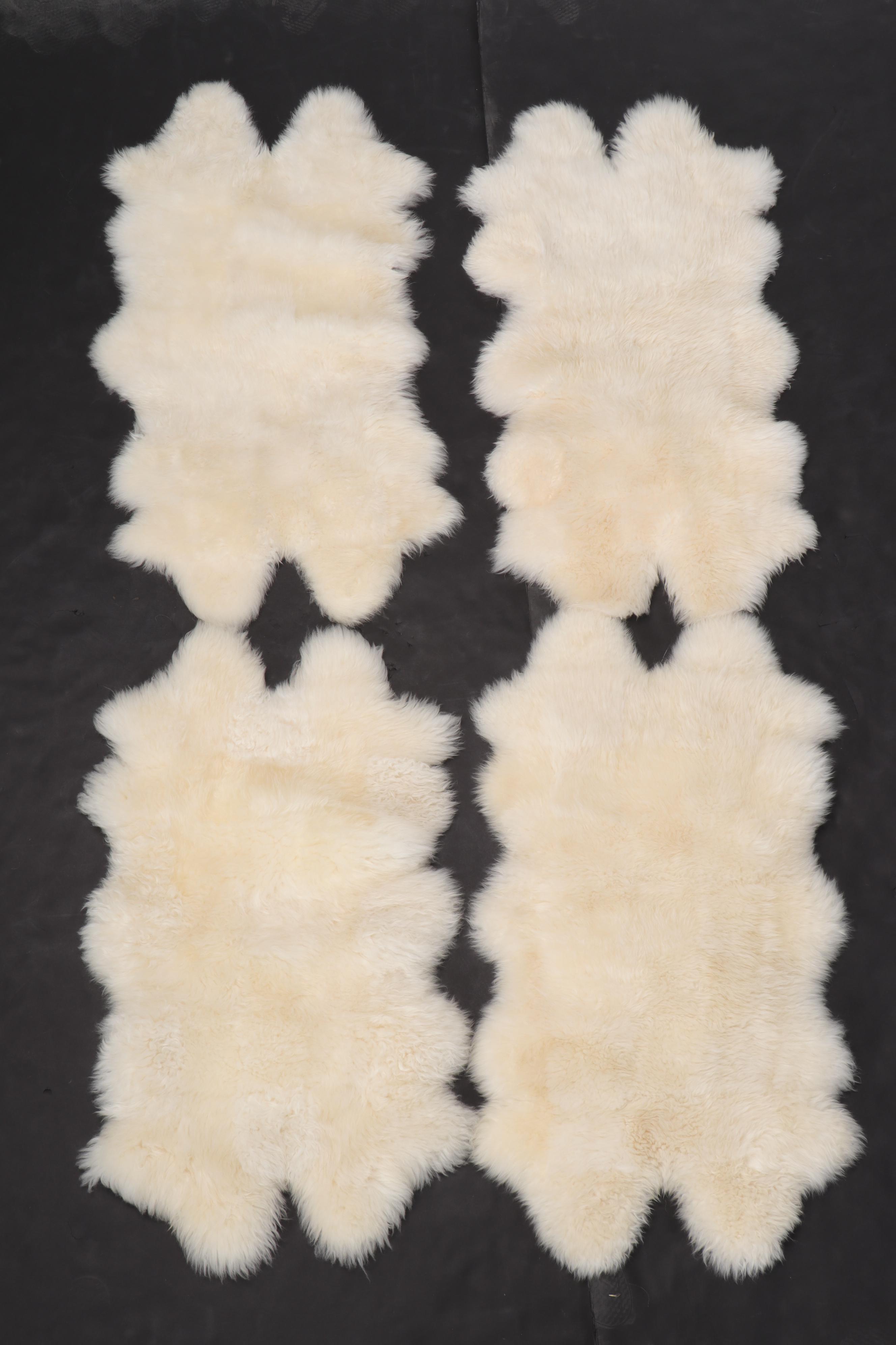 Crate & Barrel with Other Sheepskin Throw Rugs EBTH