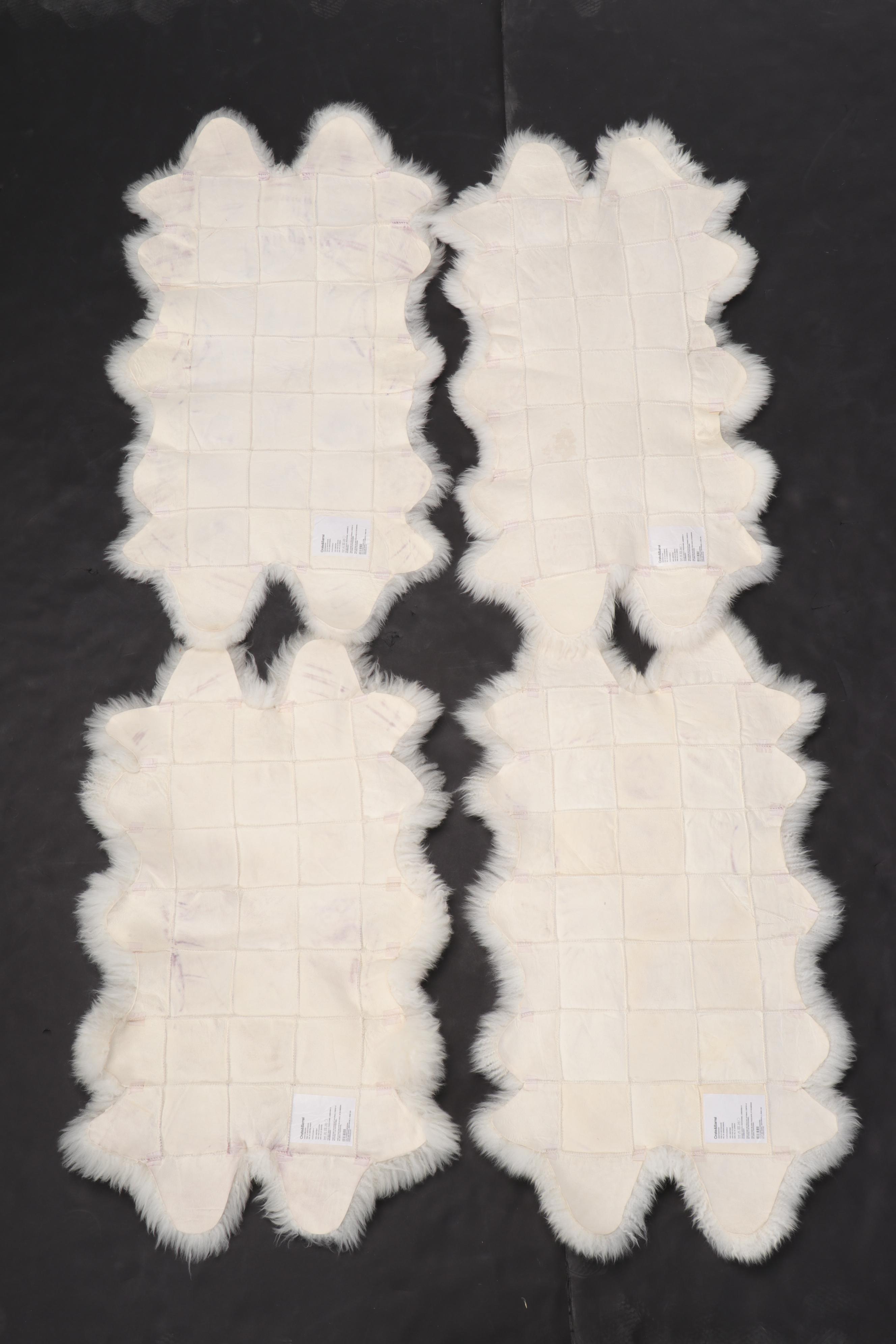 Crate & Barrel with Other Sheepskin Throw Rugs EBTH