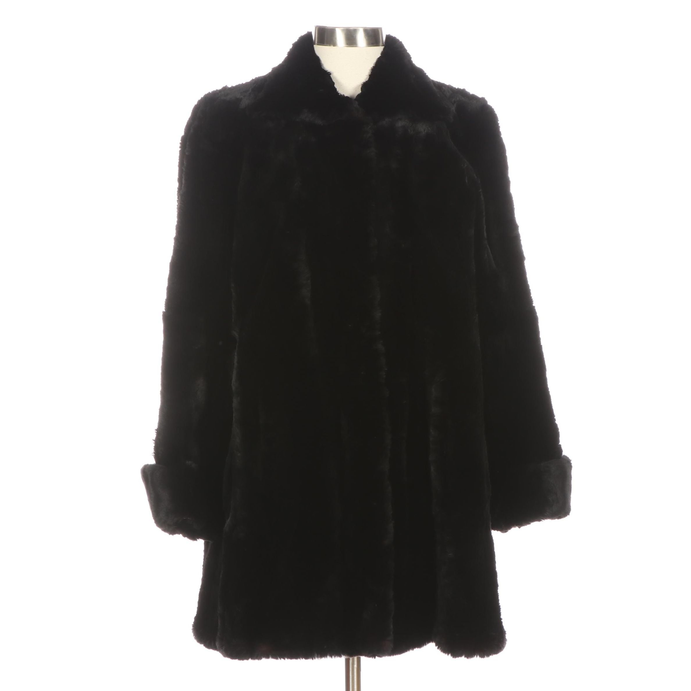 Sheared Beaver Fur Coat EBTH