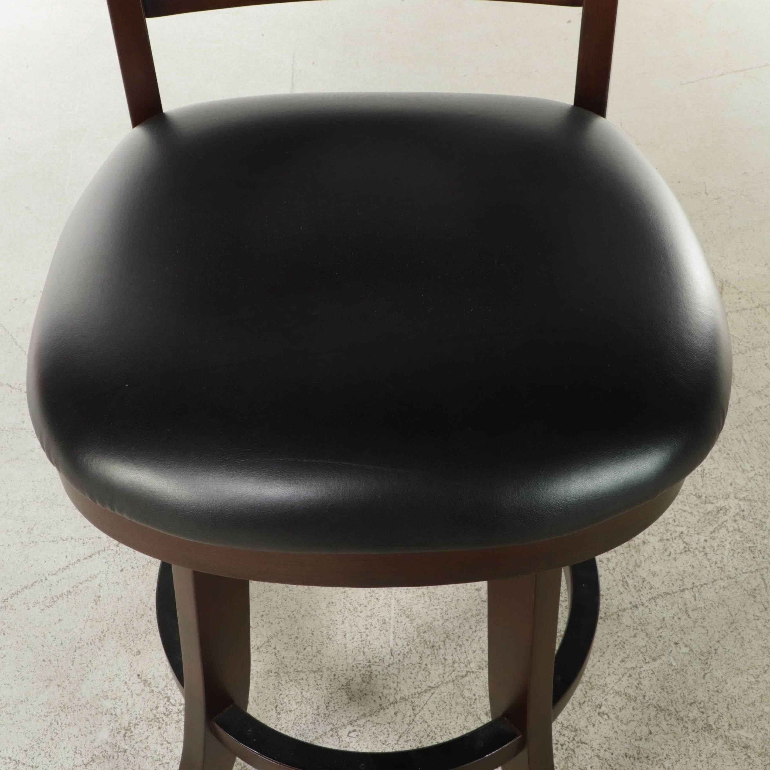 Pair of Minh Duong Furniture Corp. "Logan" XBack Swivel Counter Stools