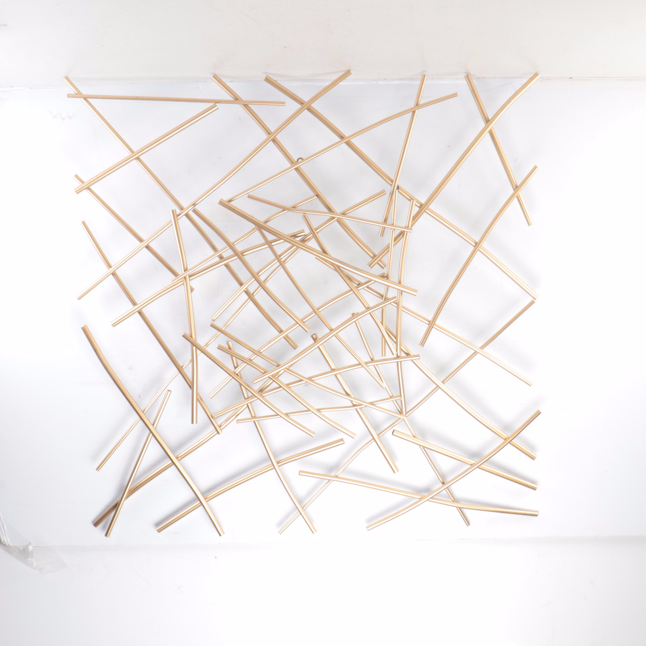 Haystax Abstract Style Metal Wall Sculpture EBTH