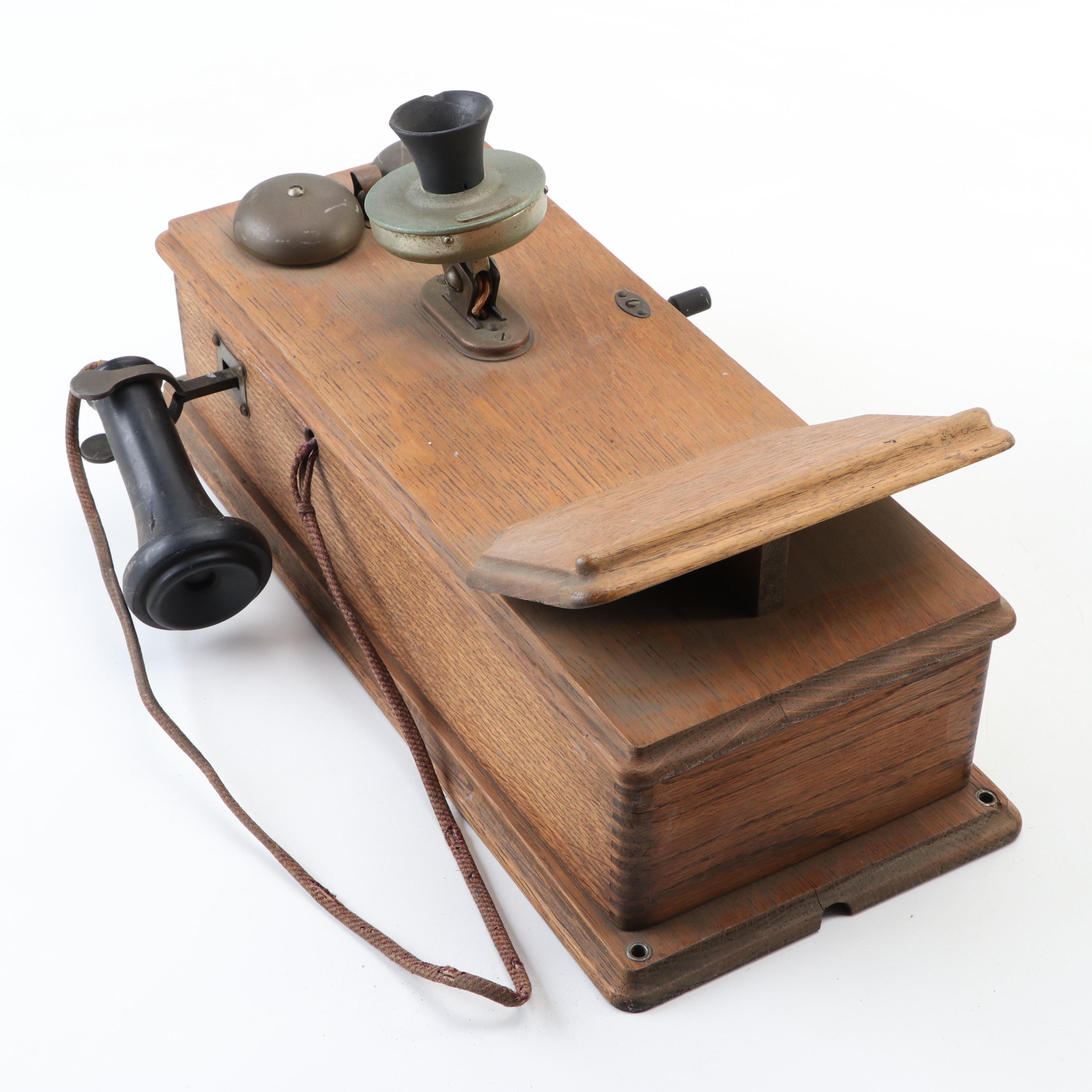 Western Electric Co. 329W HandCrank Wall Phone and Guild Tube Phone EBTH