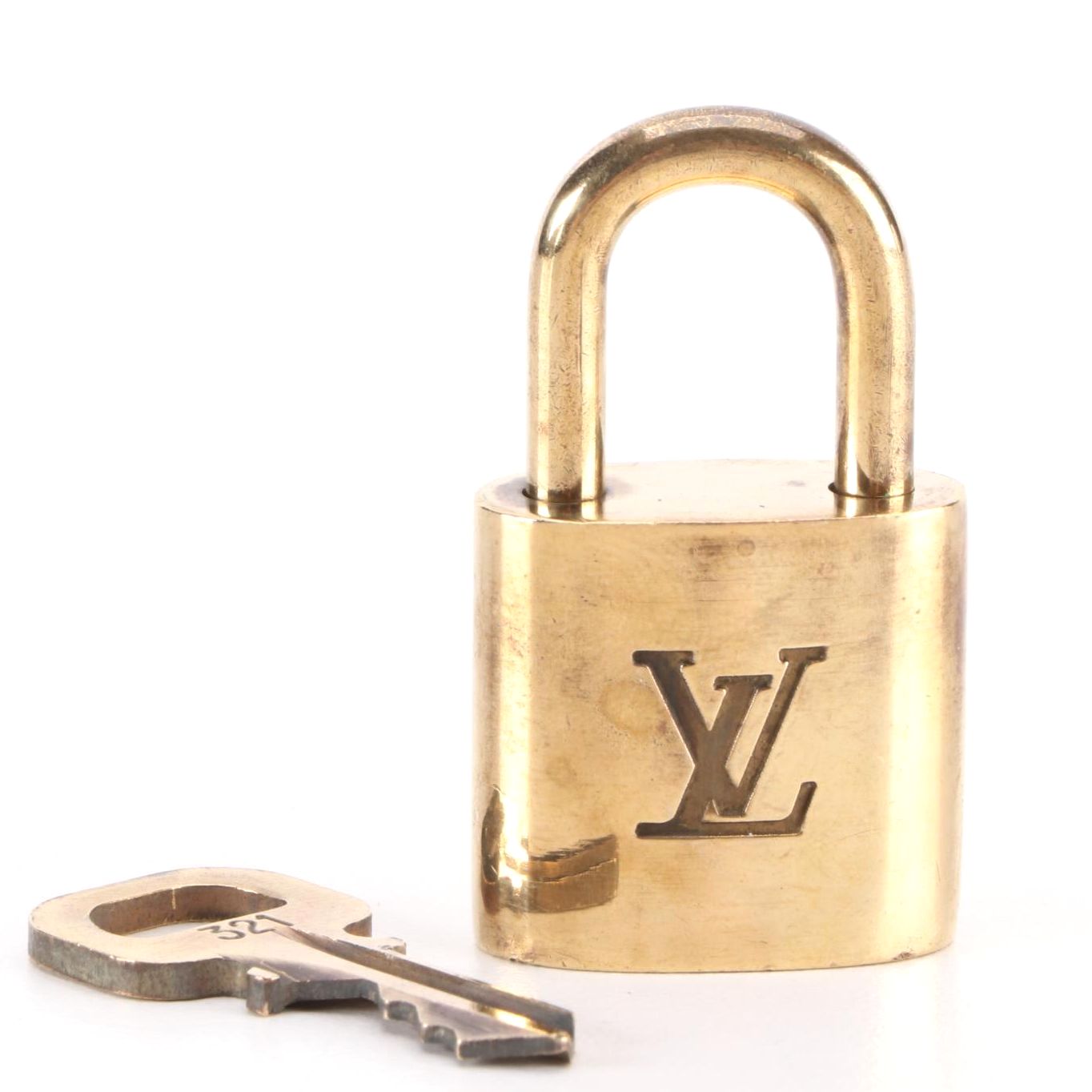 Louis Vuitton Brass Padlock and Key EBTH