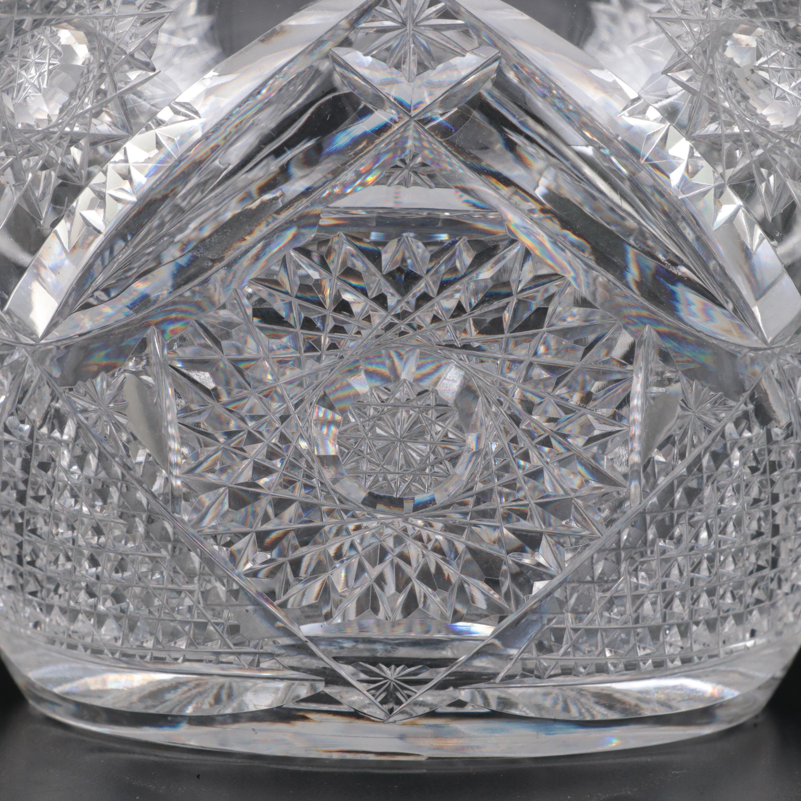 Hoare "Manitou" Cut Glass Carafe, Late 19th/ Early 20th Century EBTH