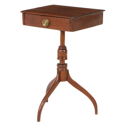 Federal Cherrywood Candlestand, Early 19th Century