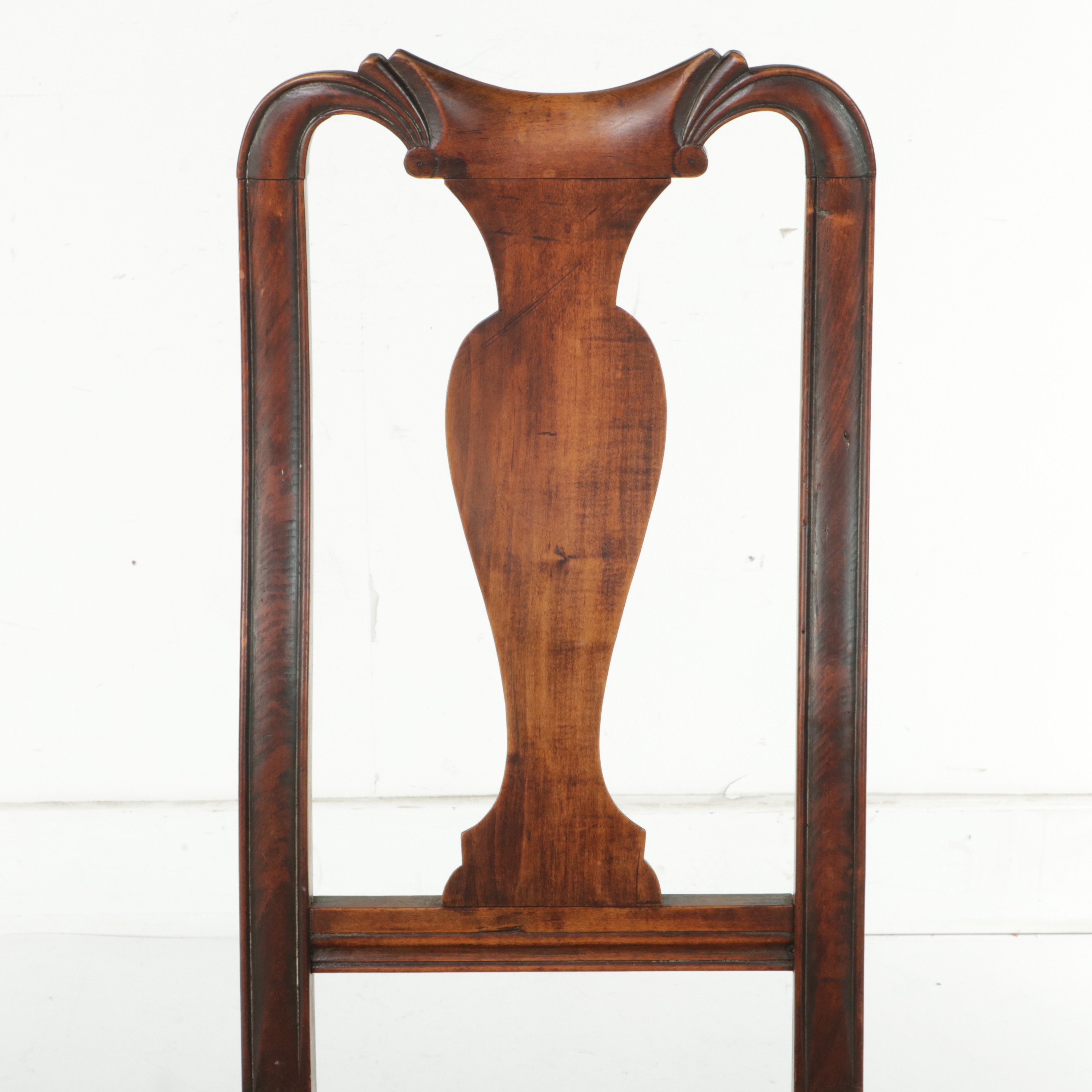 American Queen Anne Maple Side Chair, 18th Century EBTH