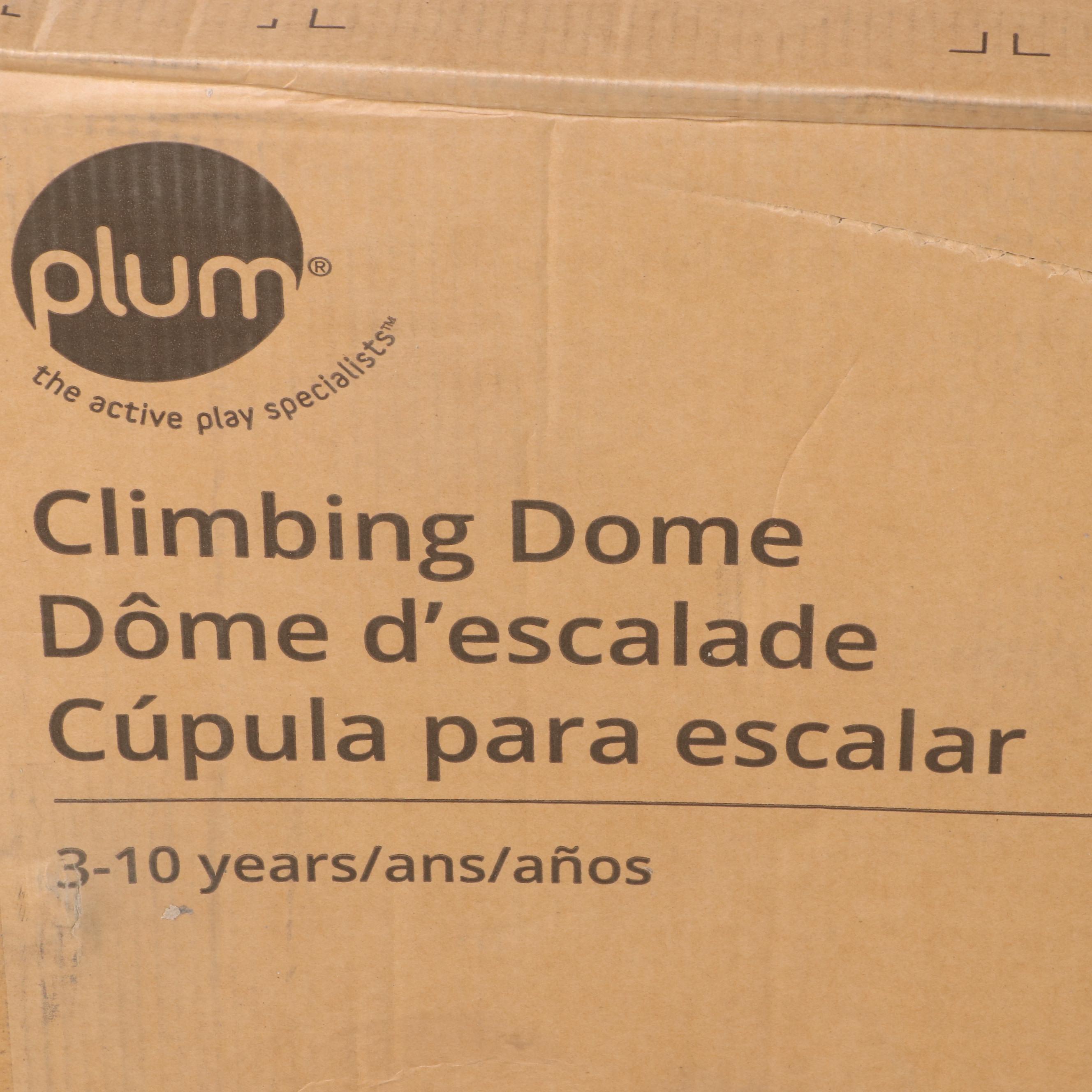Plum Play Climbing Dome Frame with Fabric Den and Roof EBTH