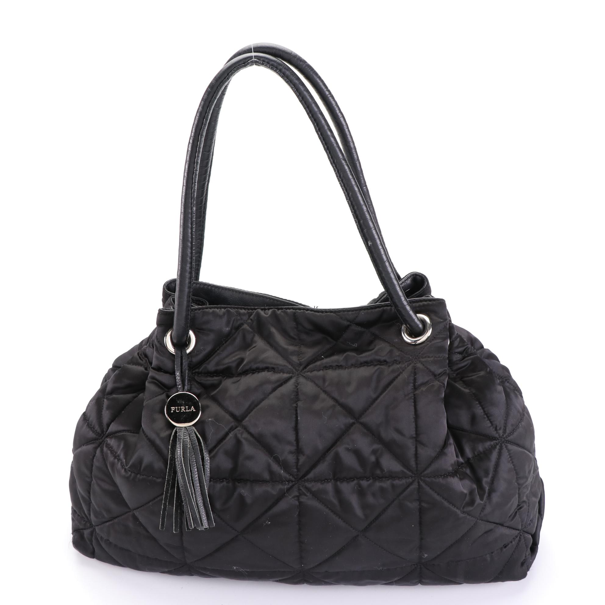 GiGi and Leather FrontFlap Bag and Furla Quilted Handbag EBTH