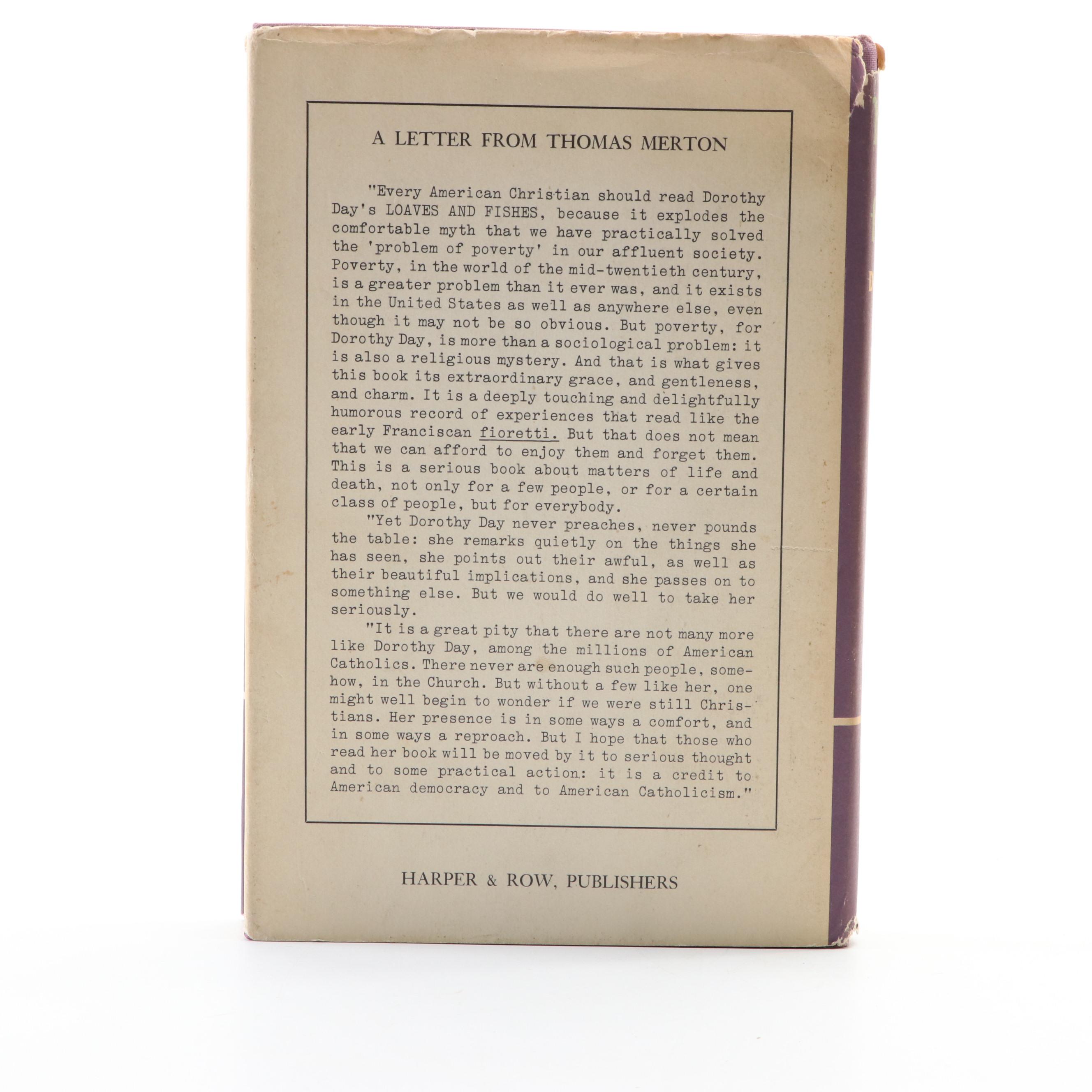 First Edition "Loaves and Fishes" by Dorothy Day, 1963 EBTH