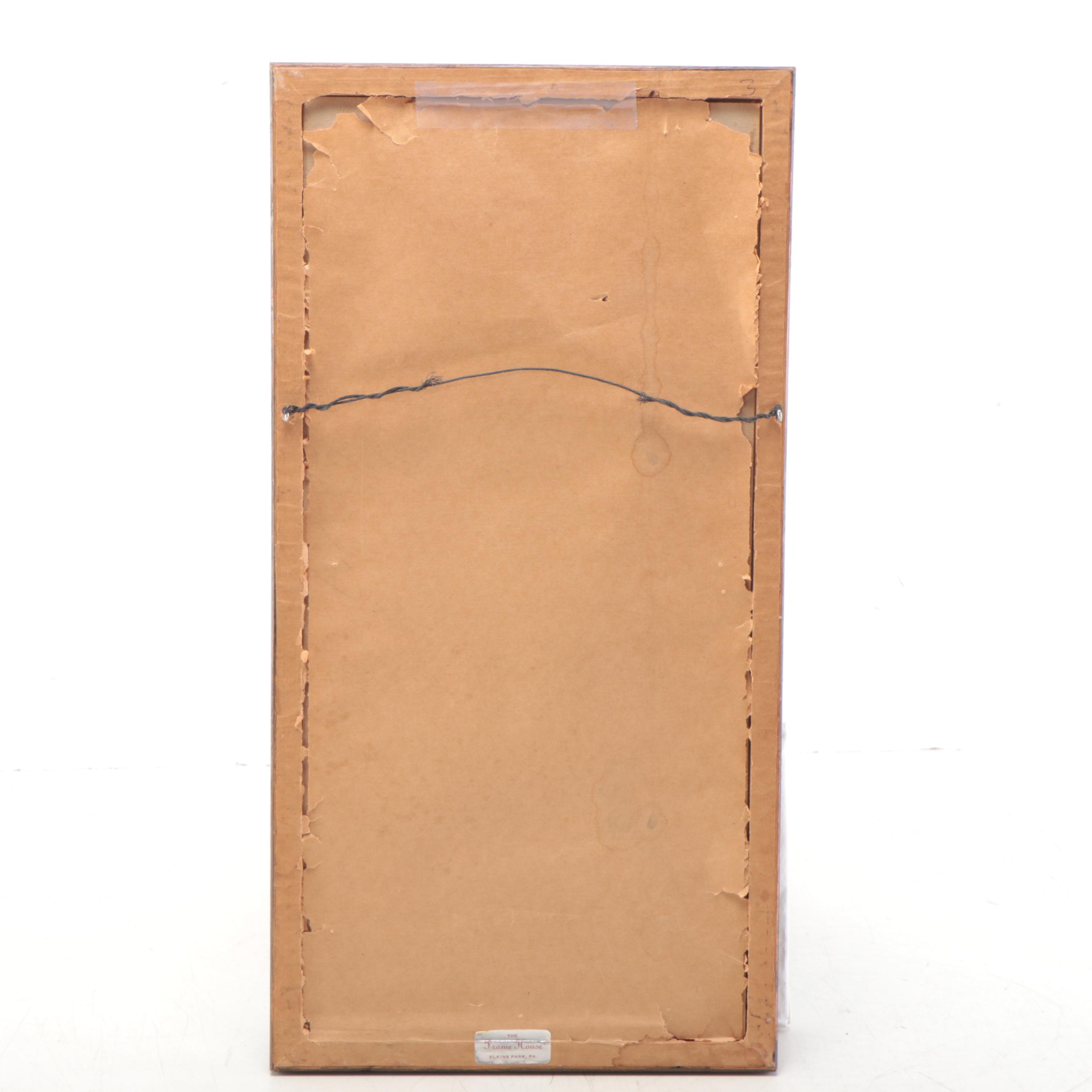 Figural Embossed Etching, 1964 EBTH