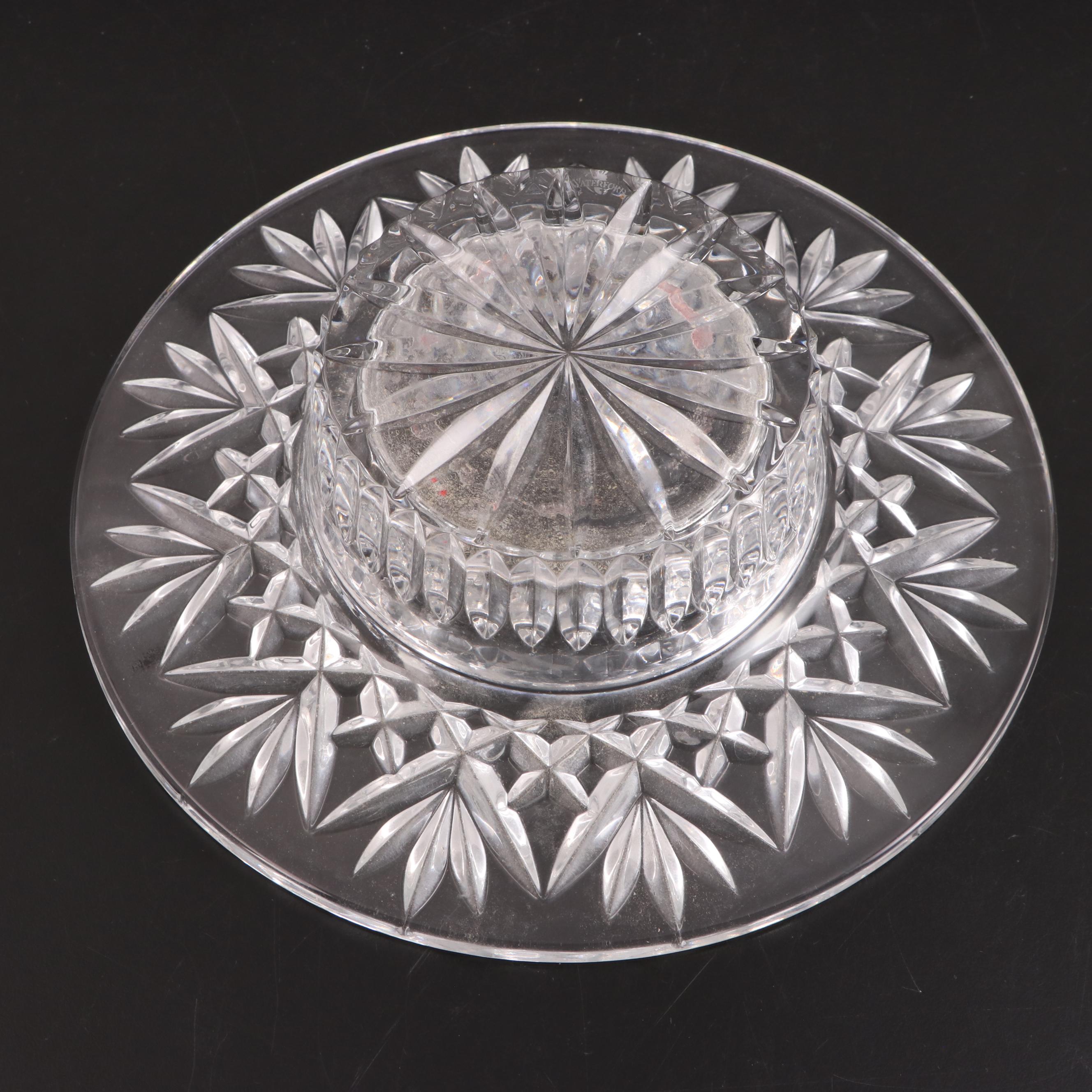 Waterford Crystal "Bethany" Pillar Candle Holder with Mikasa Crystal