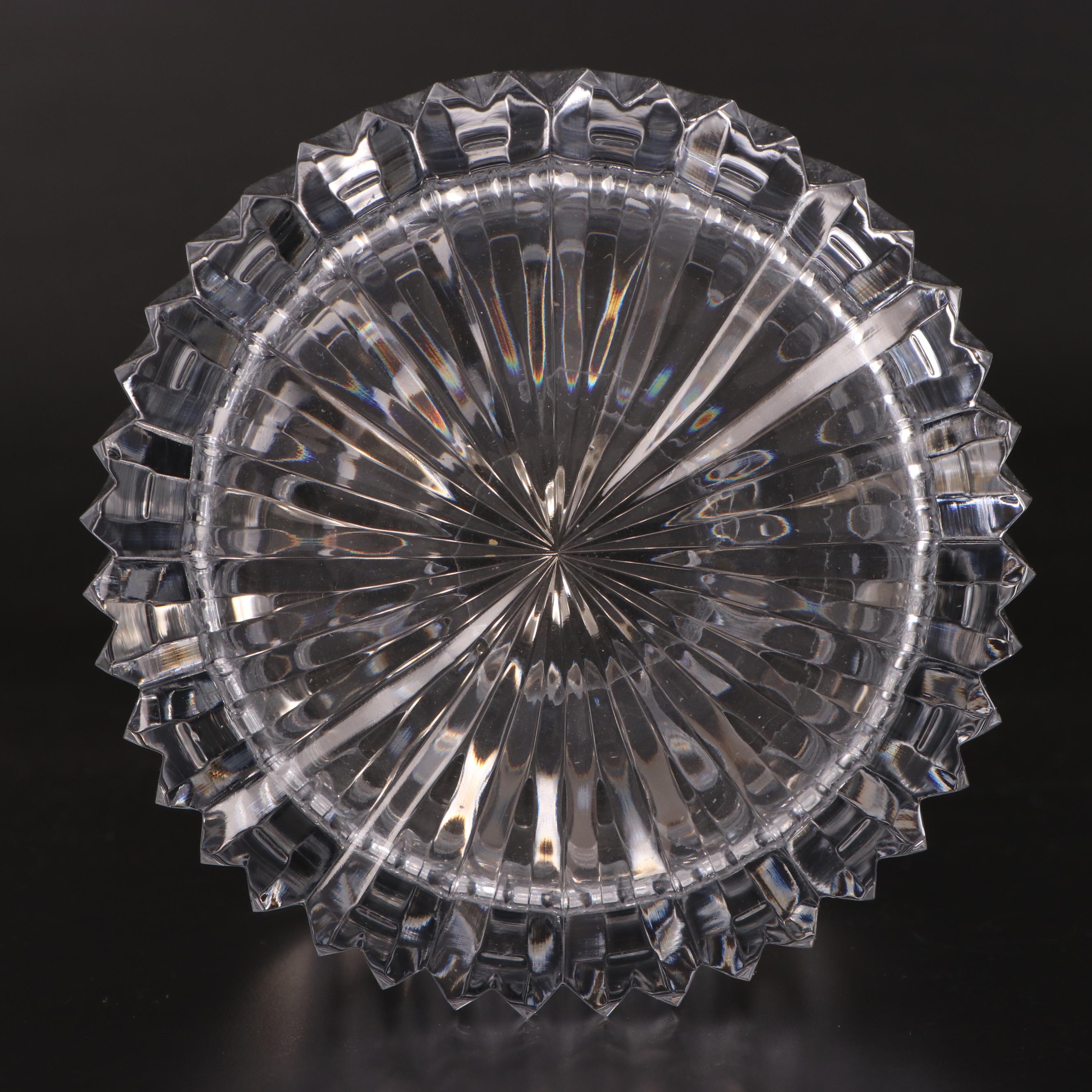 Waterford Crystal "Bethany" Pillar Candle Holder with Mikasa Crystal