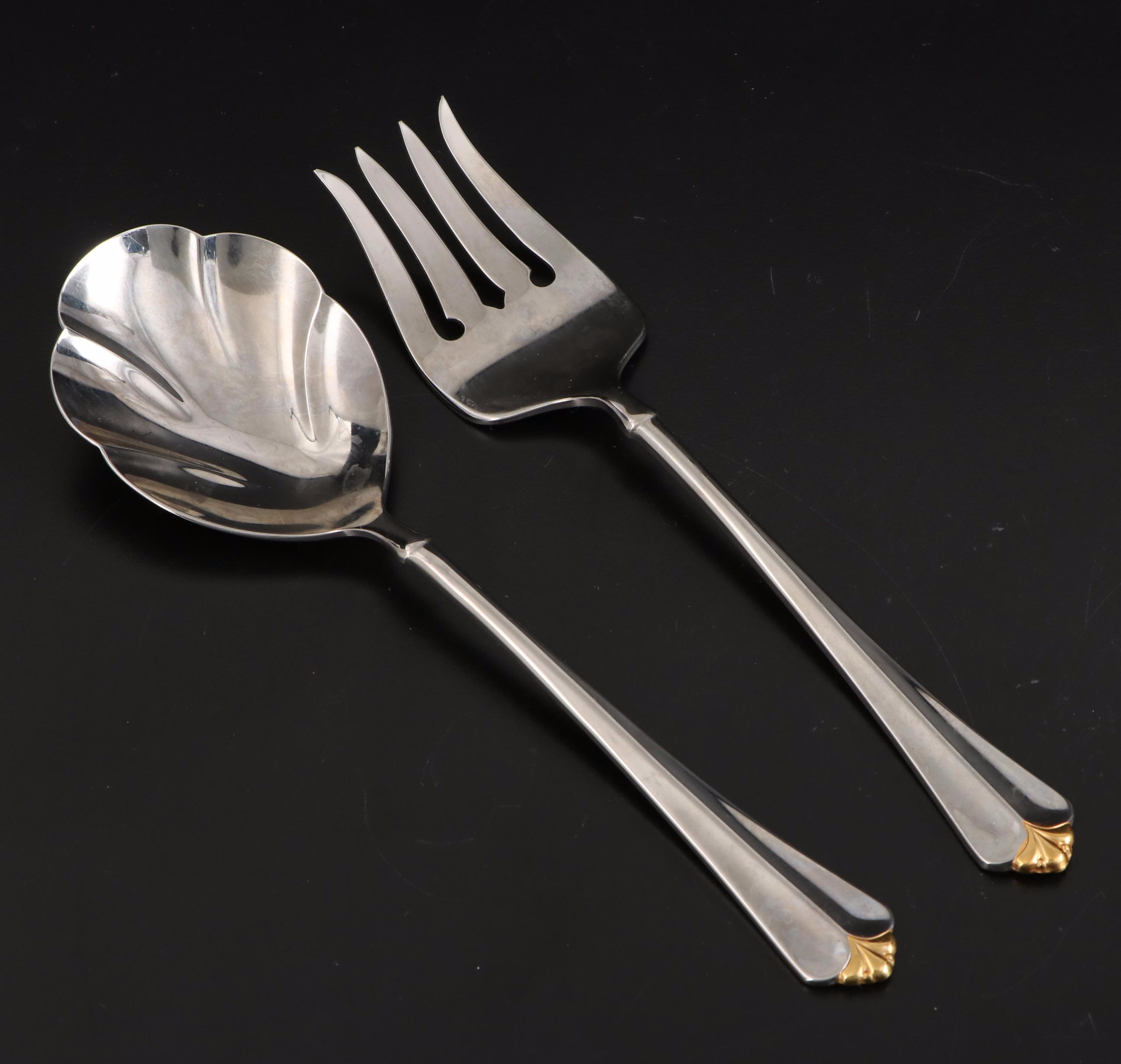 Oneida "Golden Juilliard" Stainless Steel Flatware EBTH