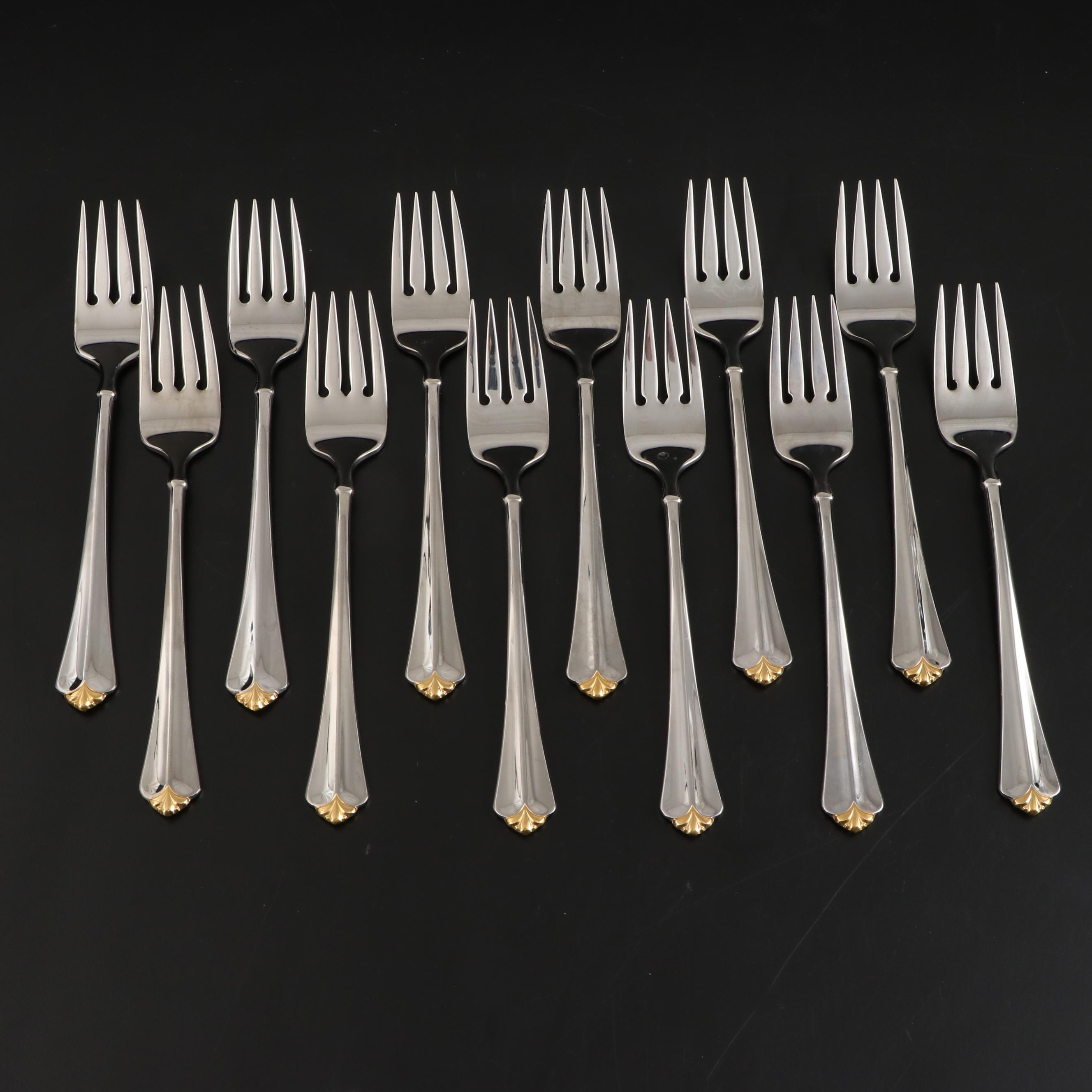 Oneida "Golden Juilliard" Stainless Steel Flatware EBTH