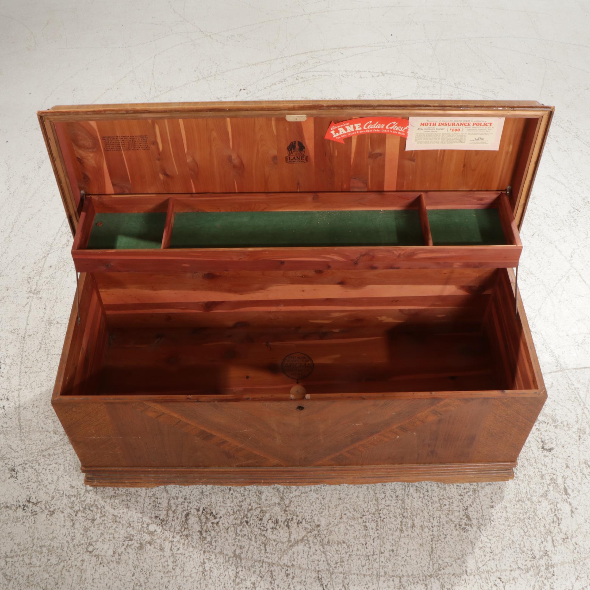 Lane "AromaTite" MahoganyVeneered Cedar Chest, Mid20th Century EBTH