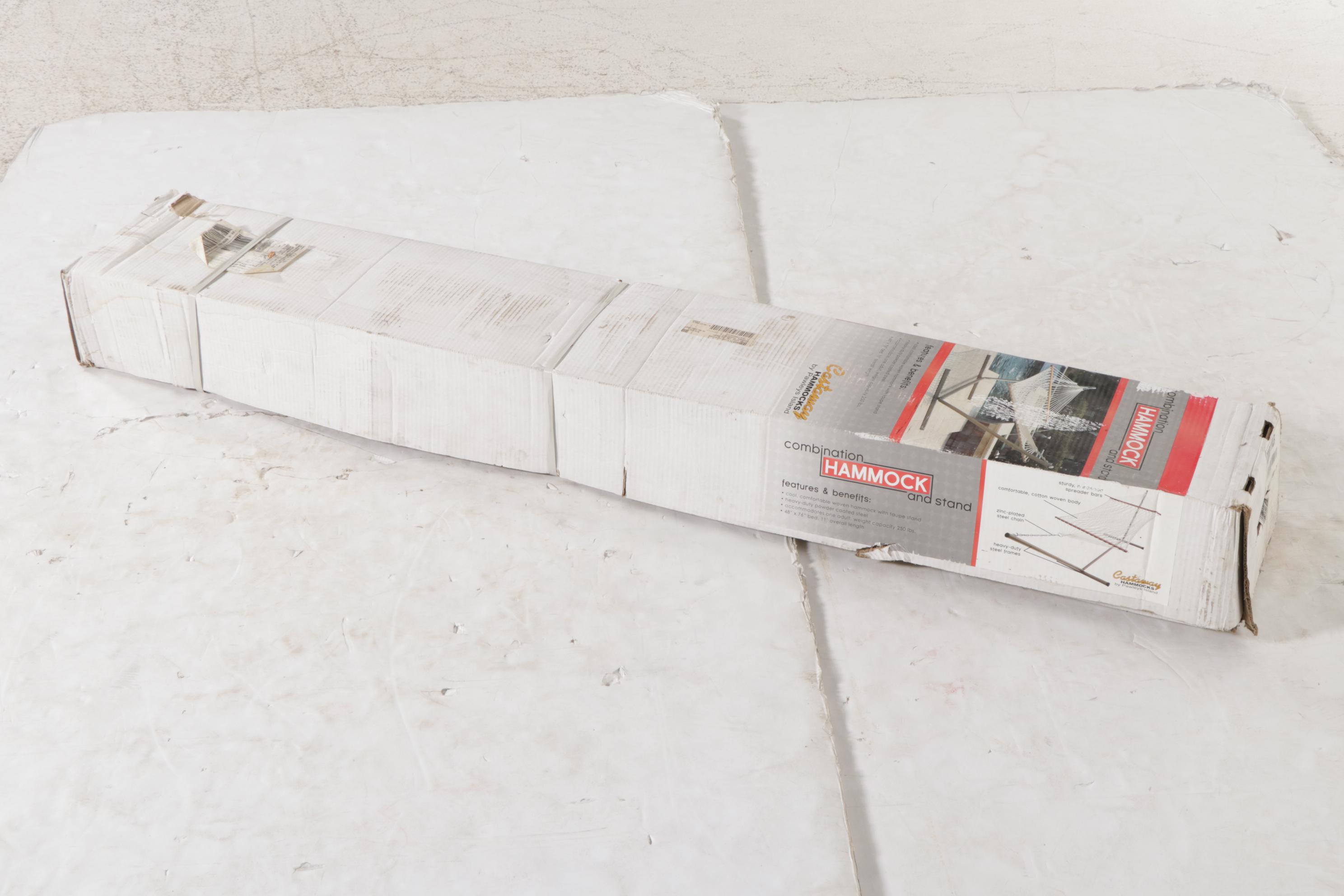 Pawleys Island Castaway Rope Hammock on 11' PowderCoated Steel Stand