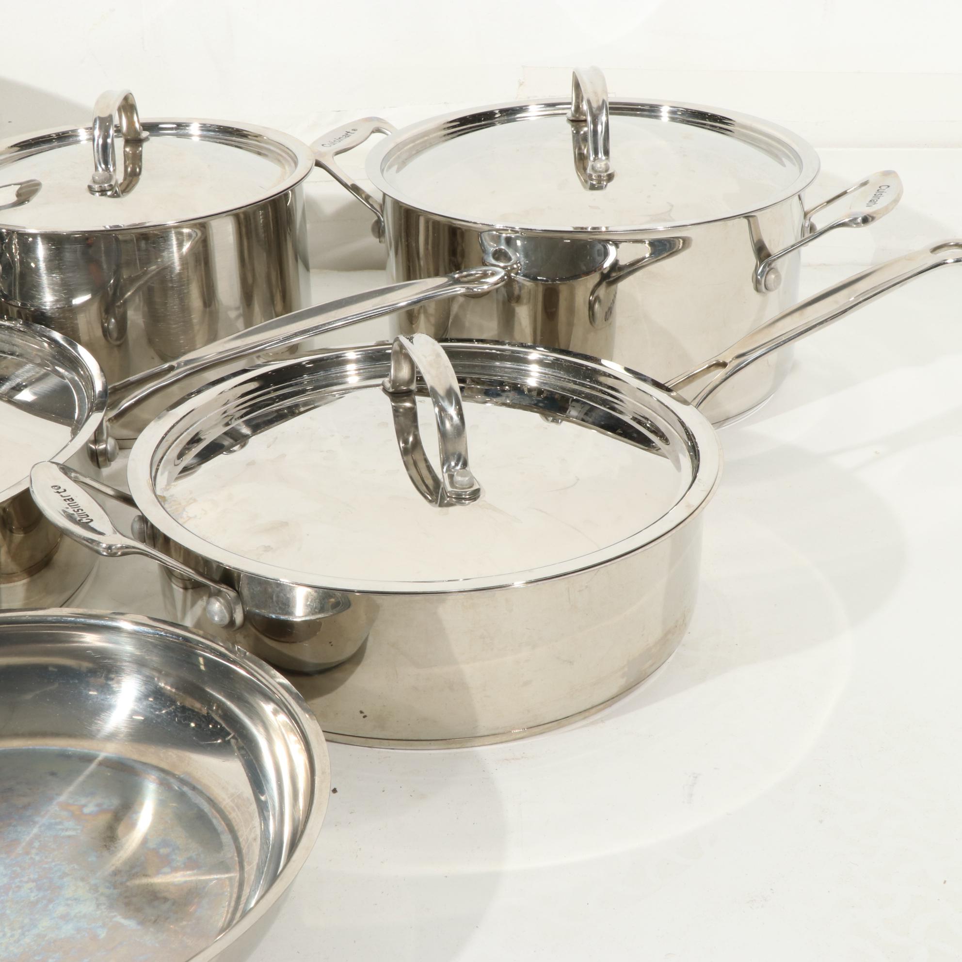 Cuisinart Stainless Steel Cookware Set EBTH