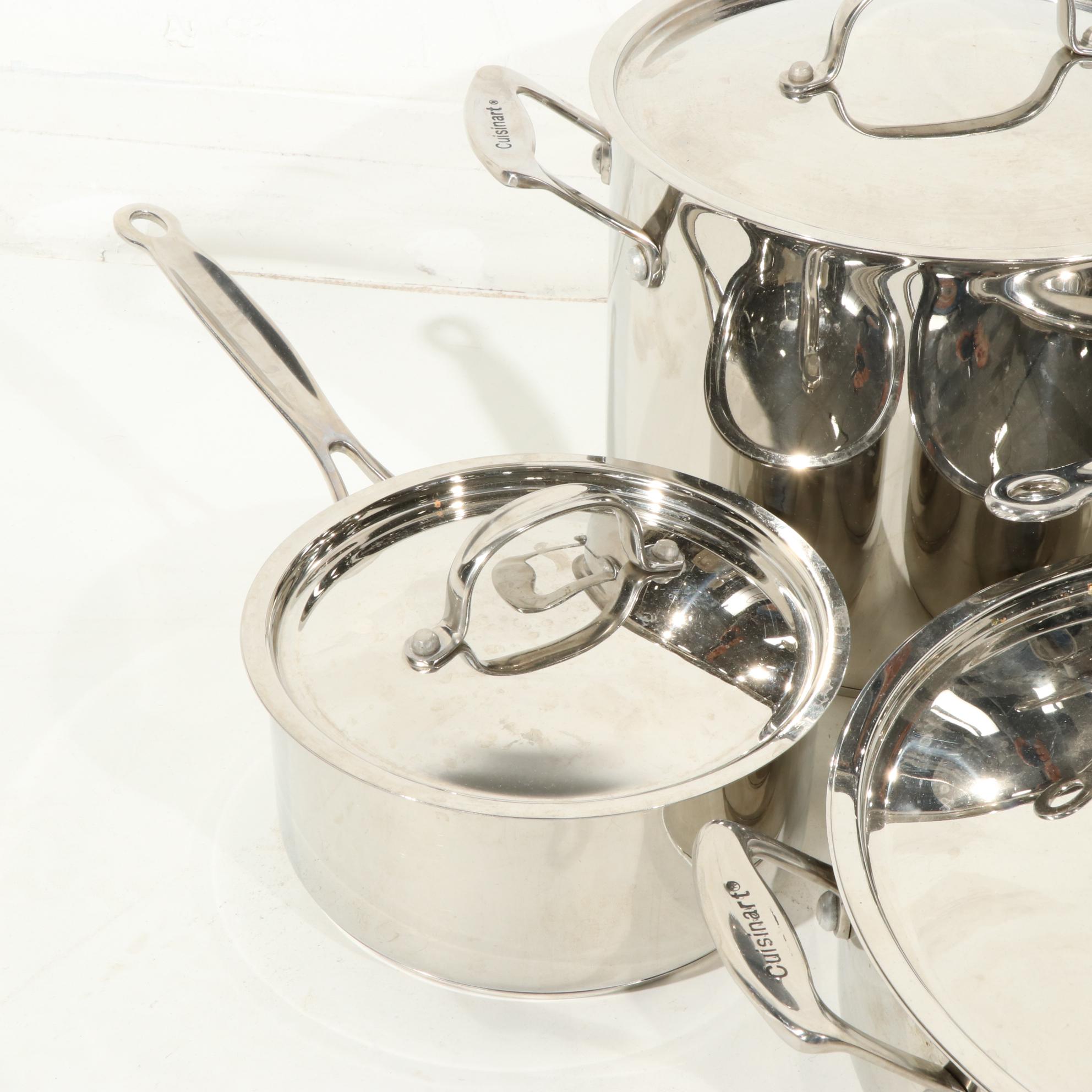 Cuisinart Stainless Steel Cookware Set EBTH