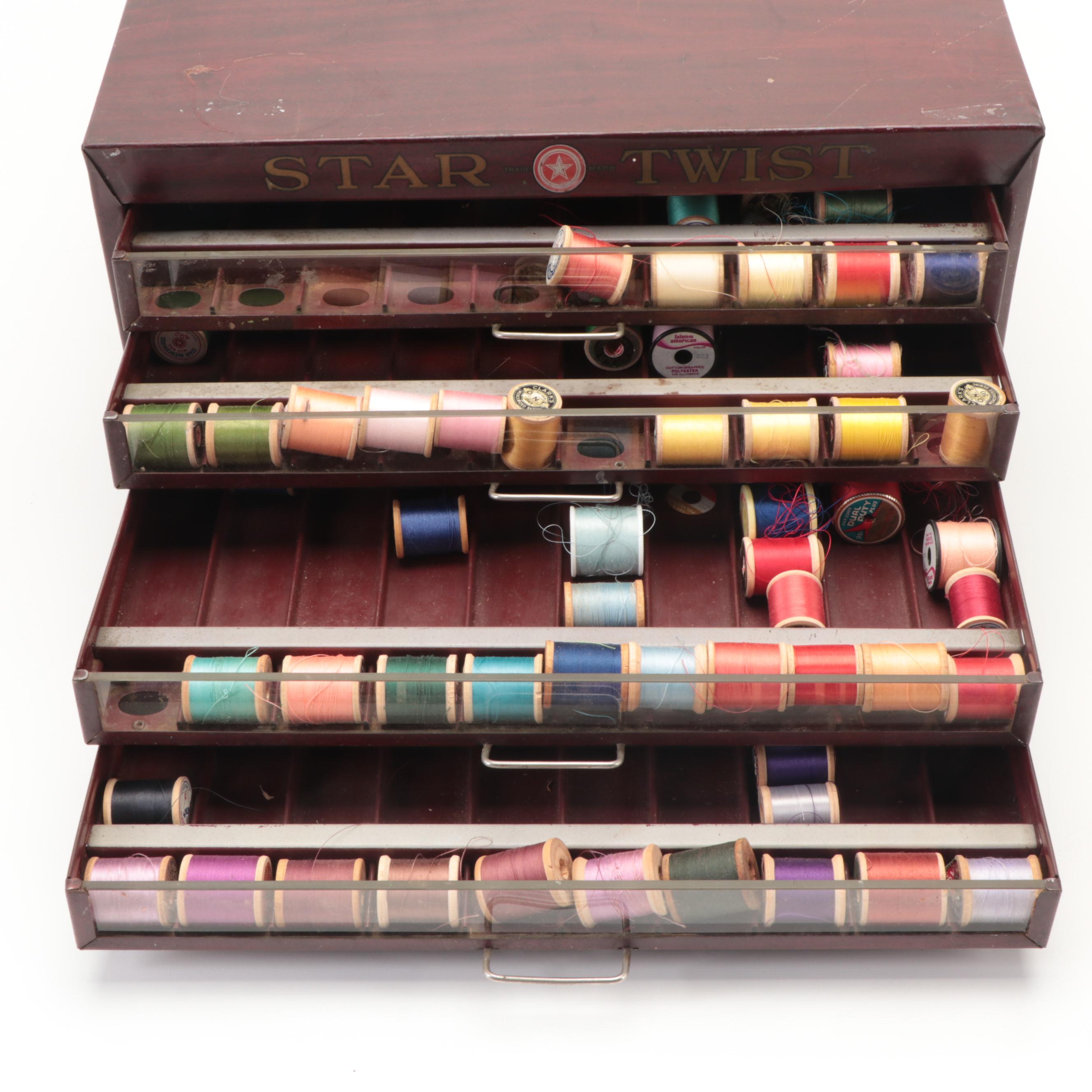 Star Twist Sewing Thread with Spool Collection EBTH