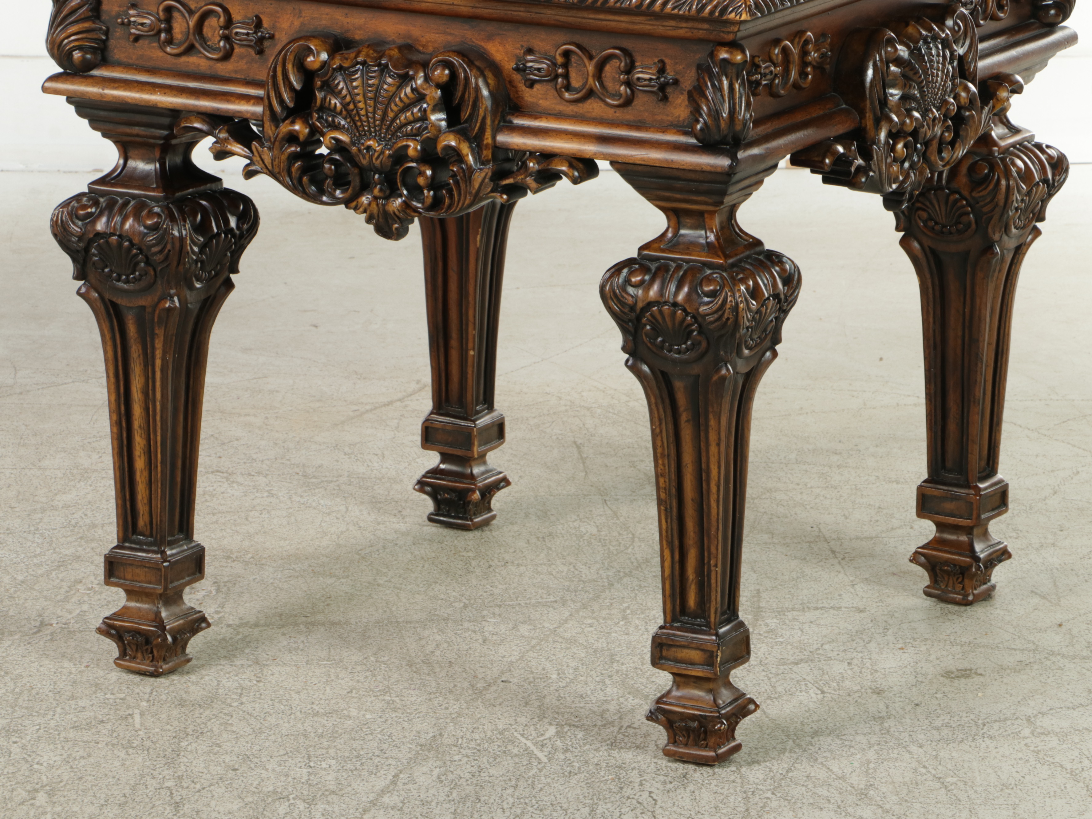 Pair of Ashley Furniture "Casa Mollino" Marble Top Side Tables EBTH