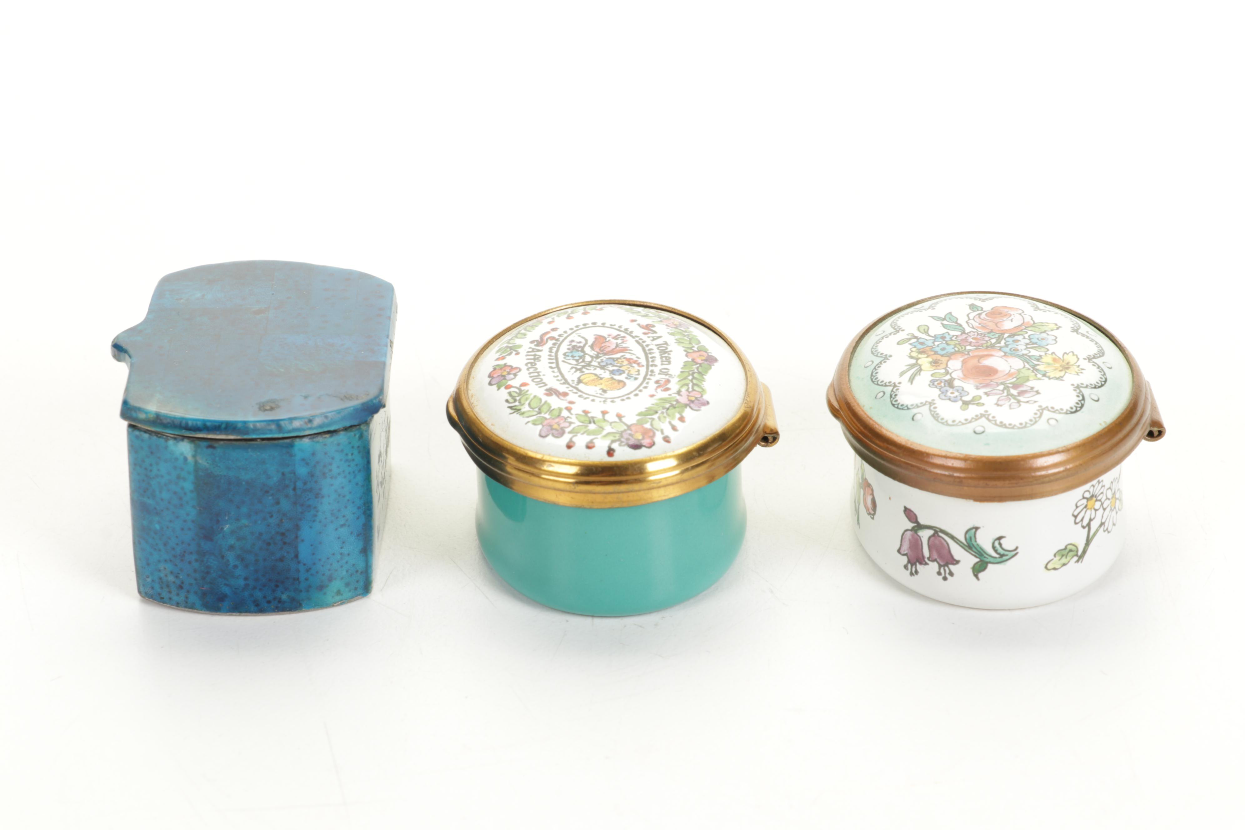 Halcyon Days Bilston and Battersea Enamels and Other Enamel Boxes EBTH