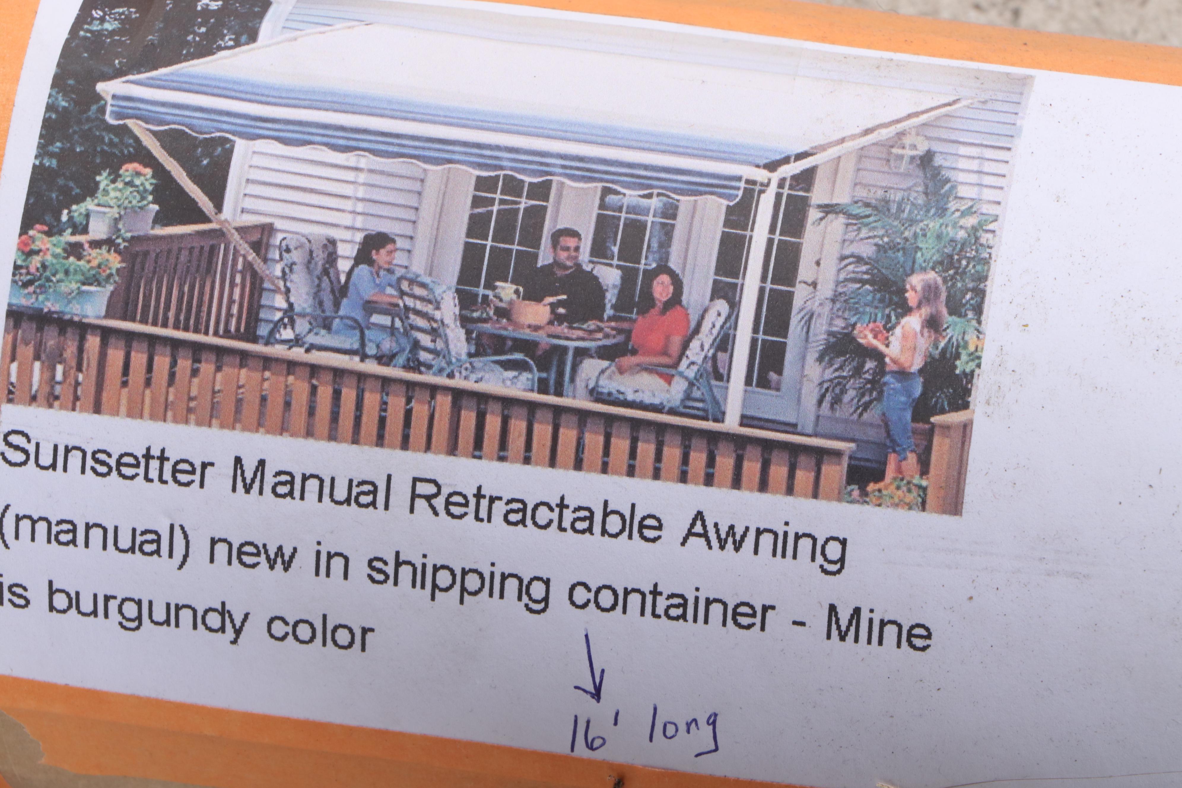 Sunsetter Manual Retractable 16