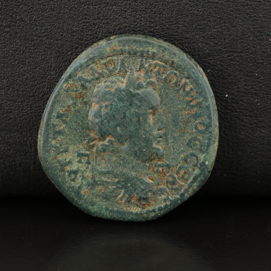 Ancient Cilicia, Anazarbus AE24 Coin of Antoninus Pius, ca. 138 AD