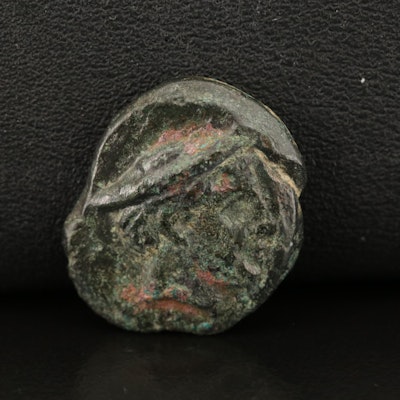 Ancient Macedon, Tragilos AE3 Coin, ca. 400 BC