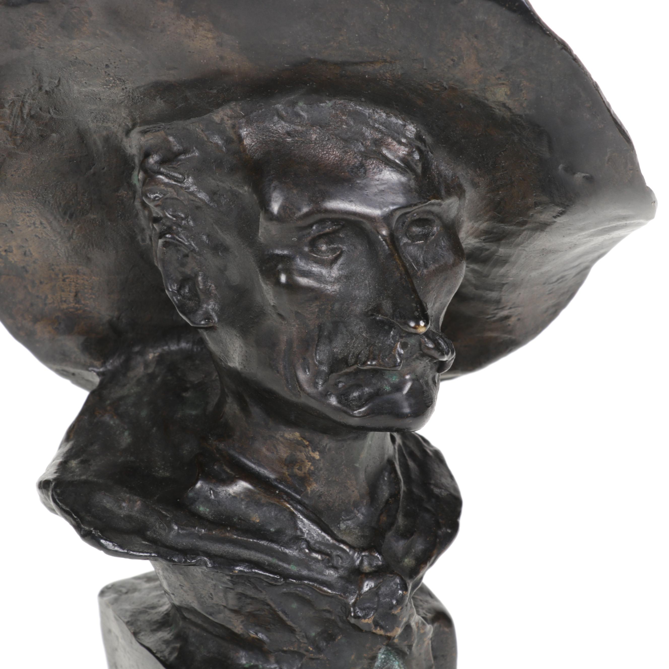 Bronze Sculpture After Frederic Remington "The Sergeant," MidLate 20th