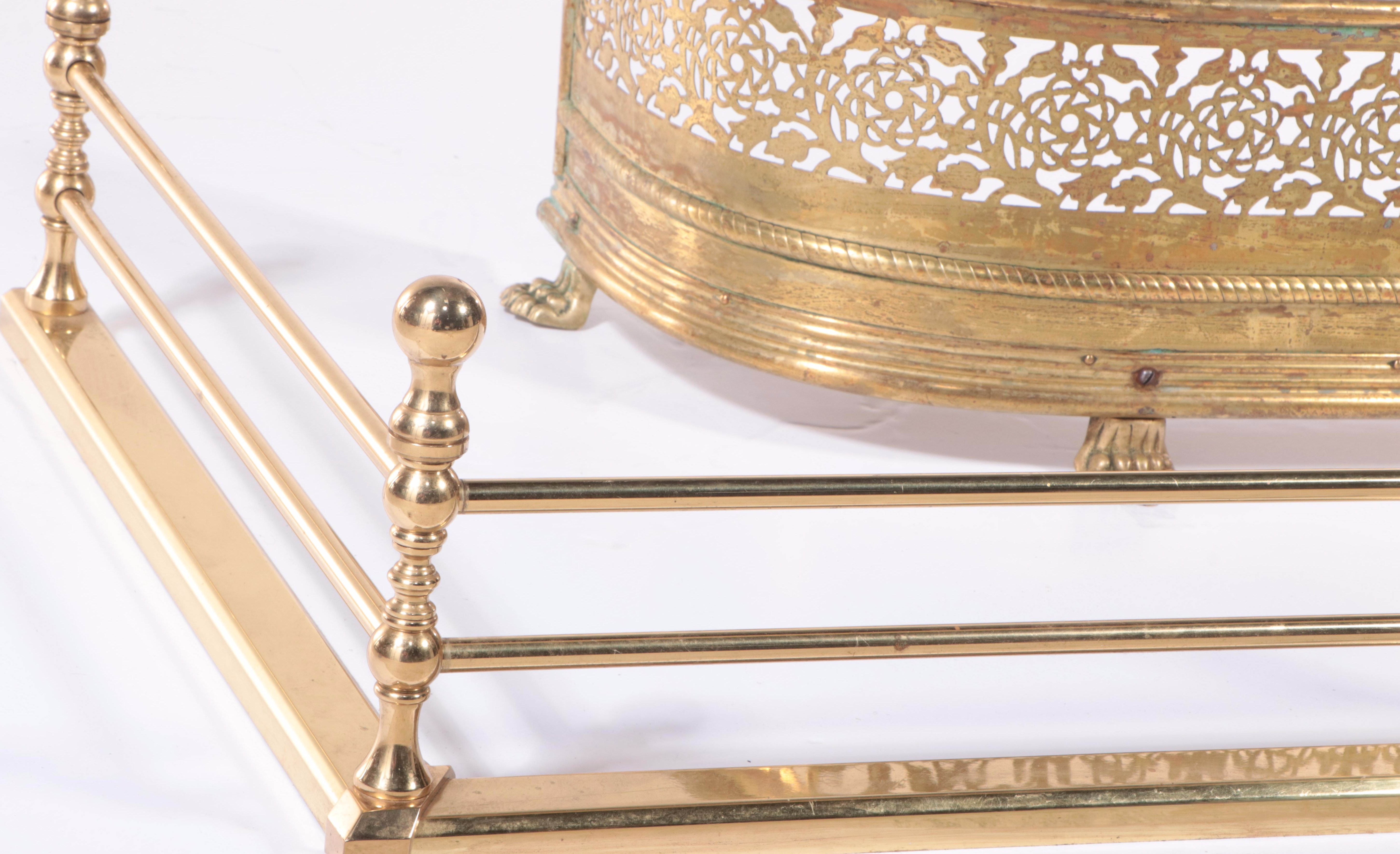 Brass Fireplace Hearth Fenders EBTH