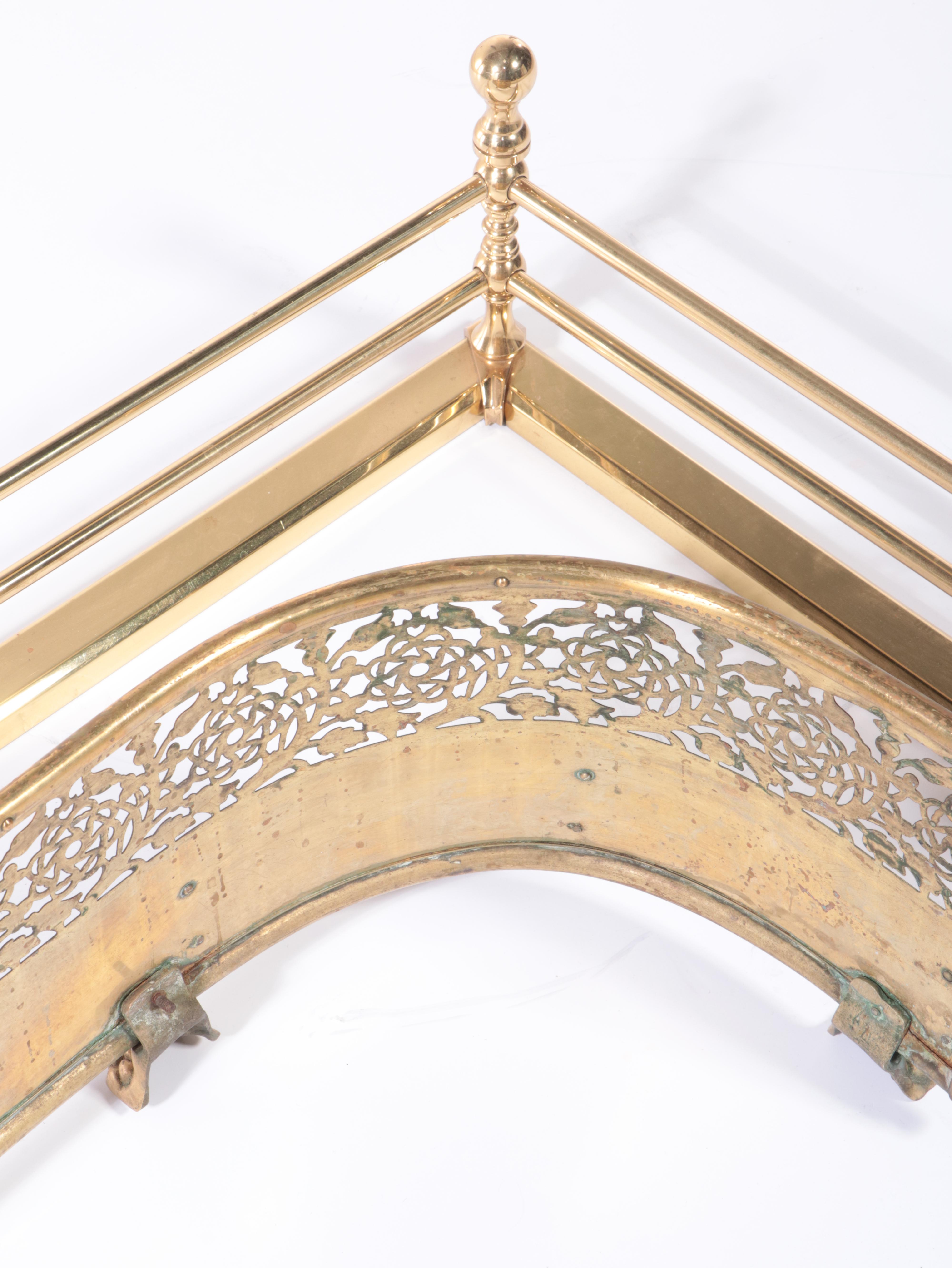 Brass Fireplace Hearth Fenders EBTH