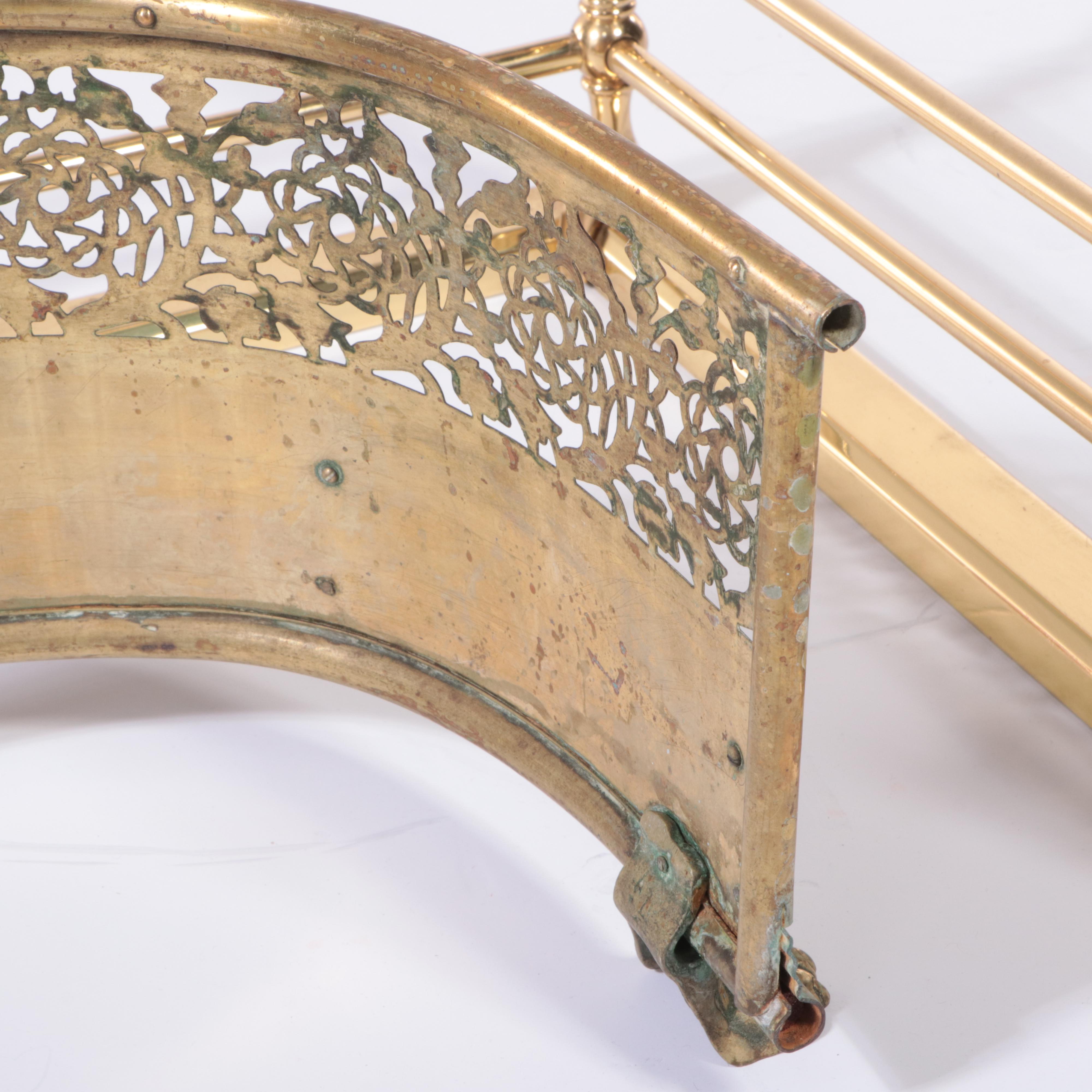 Brass Fireplace Hearth Fenders EBTH