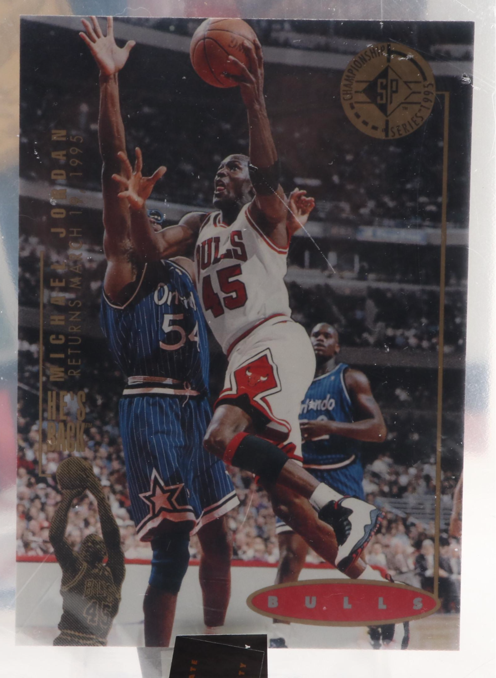 Upper Deck Michael Jordan Limited Edition Jumbo "Blow Up" Basketball Cards,1990s EBTH
