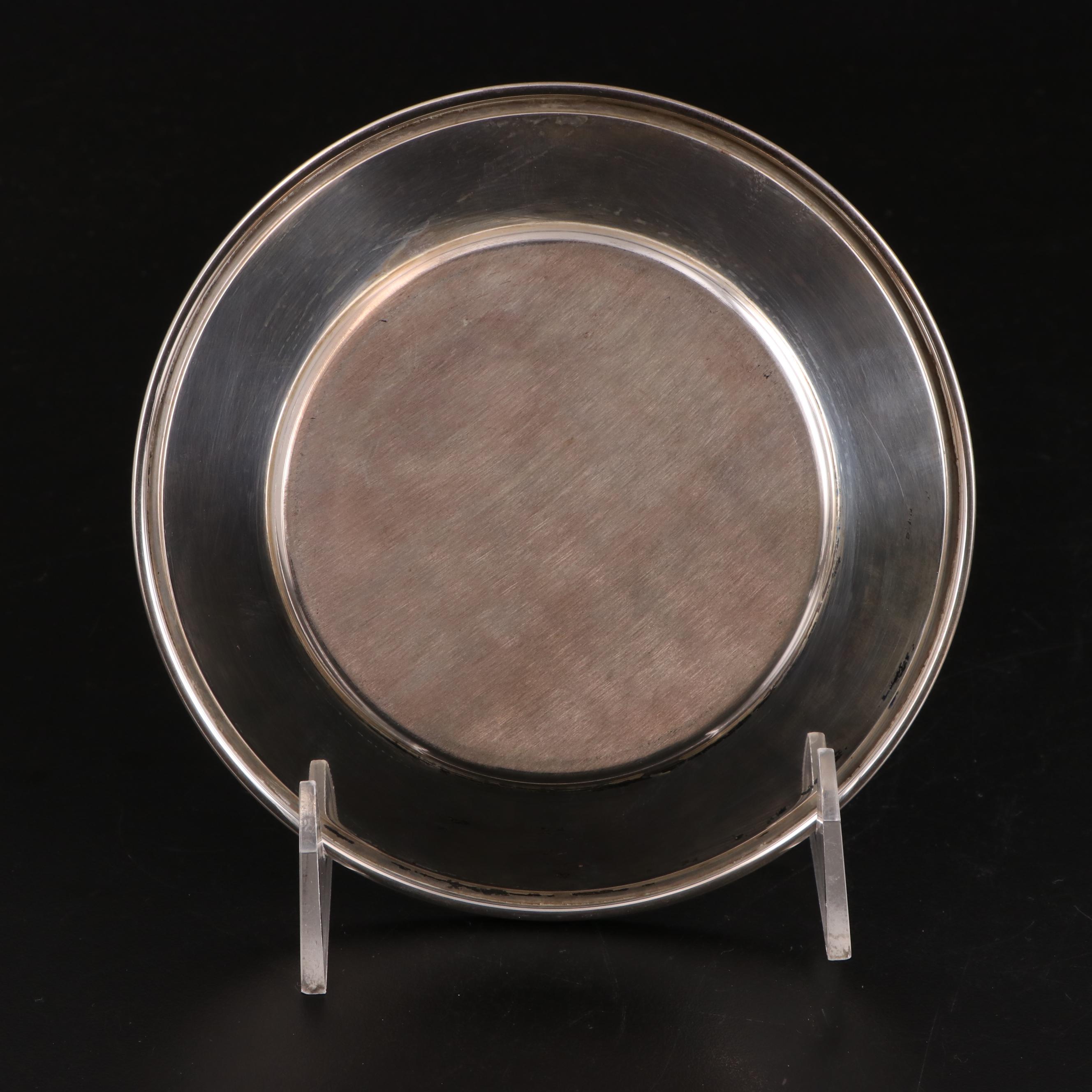 Alvin Sterling Silver Bread and Butter Plates, Mid20th Century EBTH