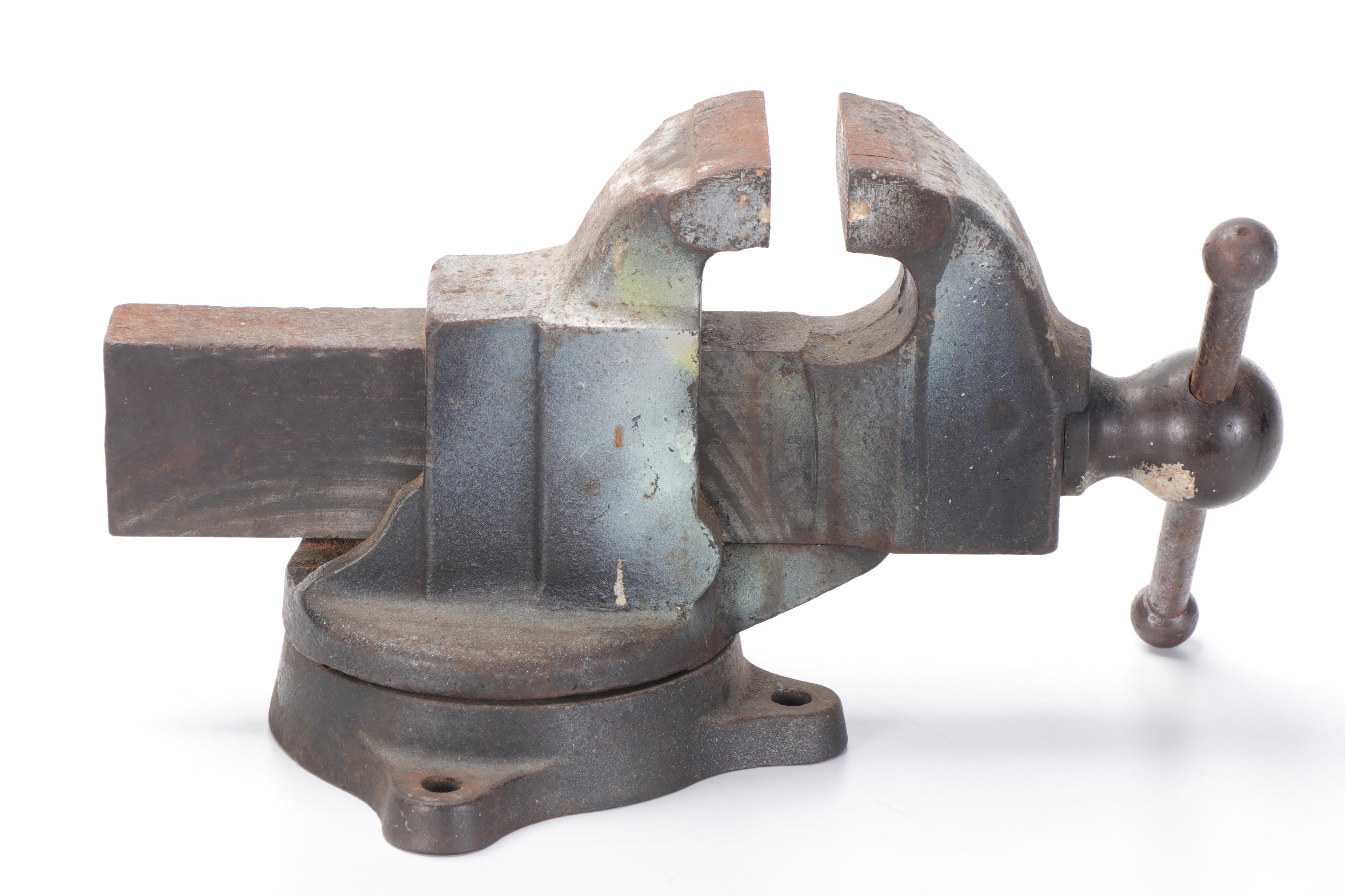 Samson Cast Iron Workbench Vise EBTH