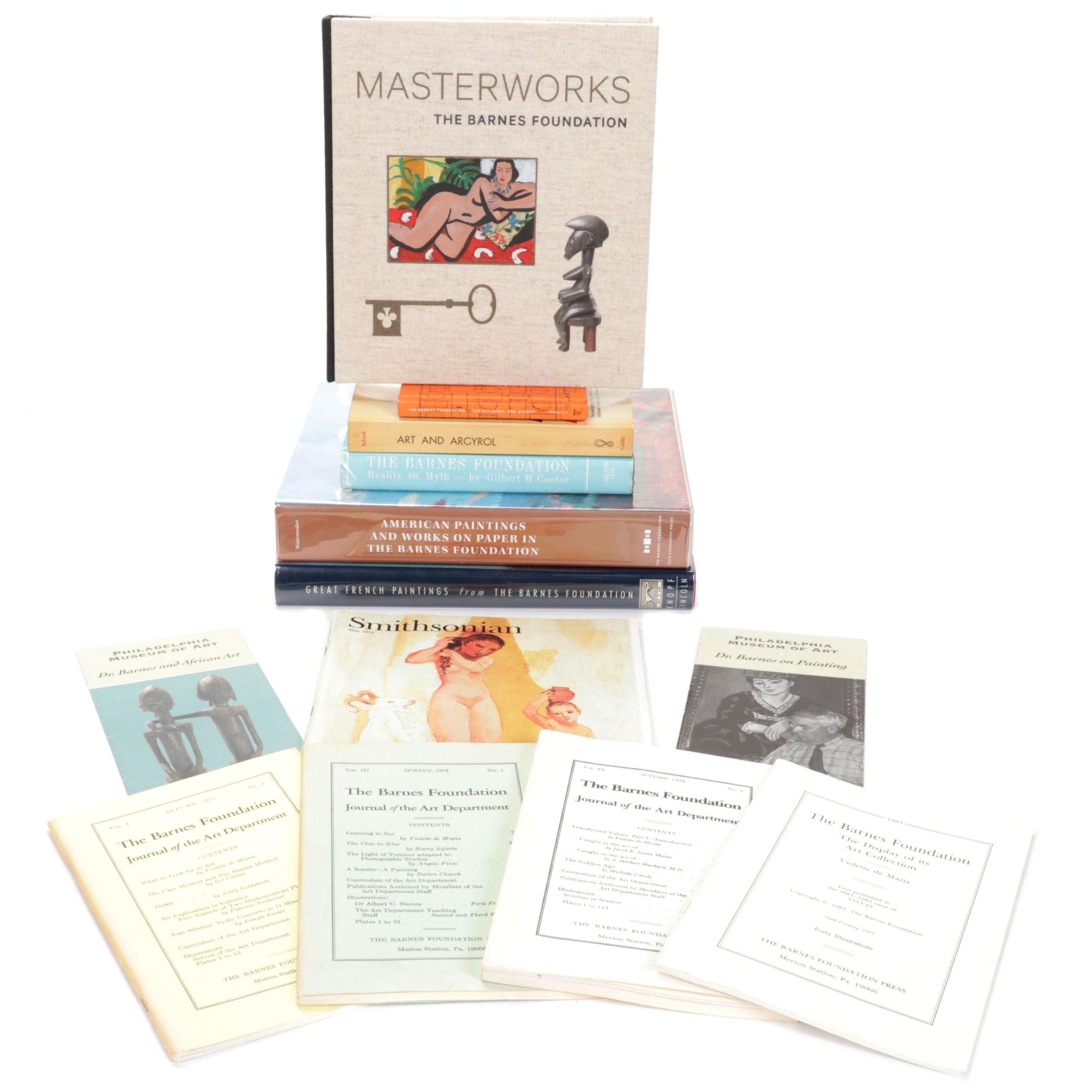 The Barnes Foundation Art Reference Books Including 