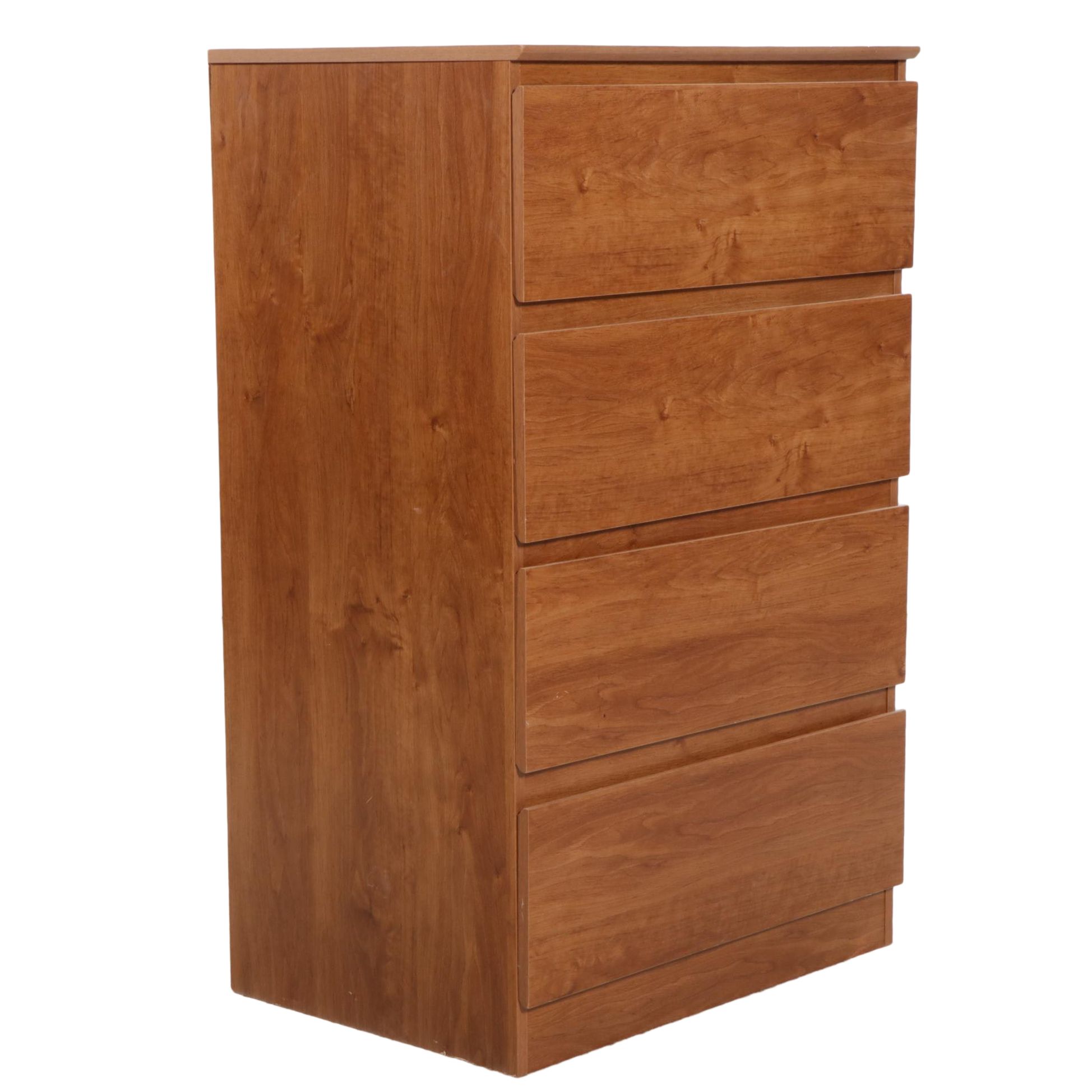 Sauder Contemporary Wood Laminate FourDrawer Chest EBTH