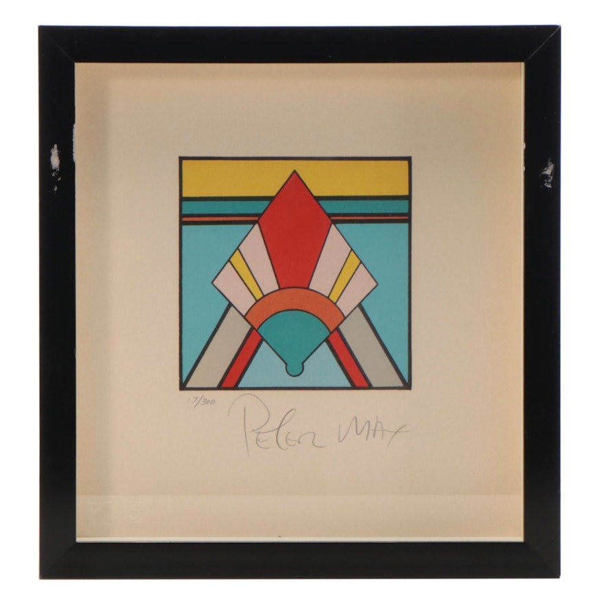 Peter Max Lithograph "Geometric #3," 1976