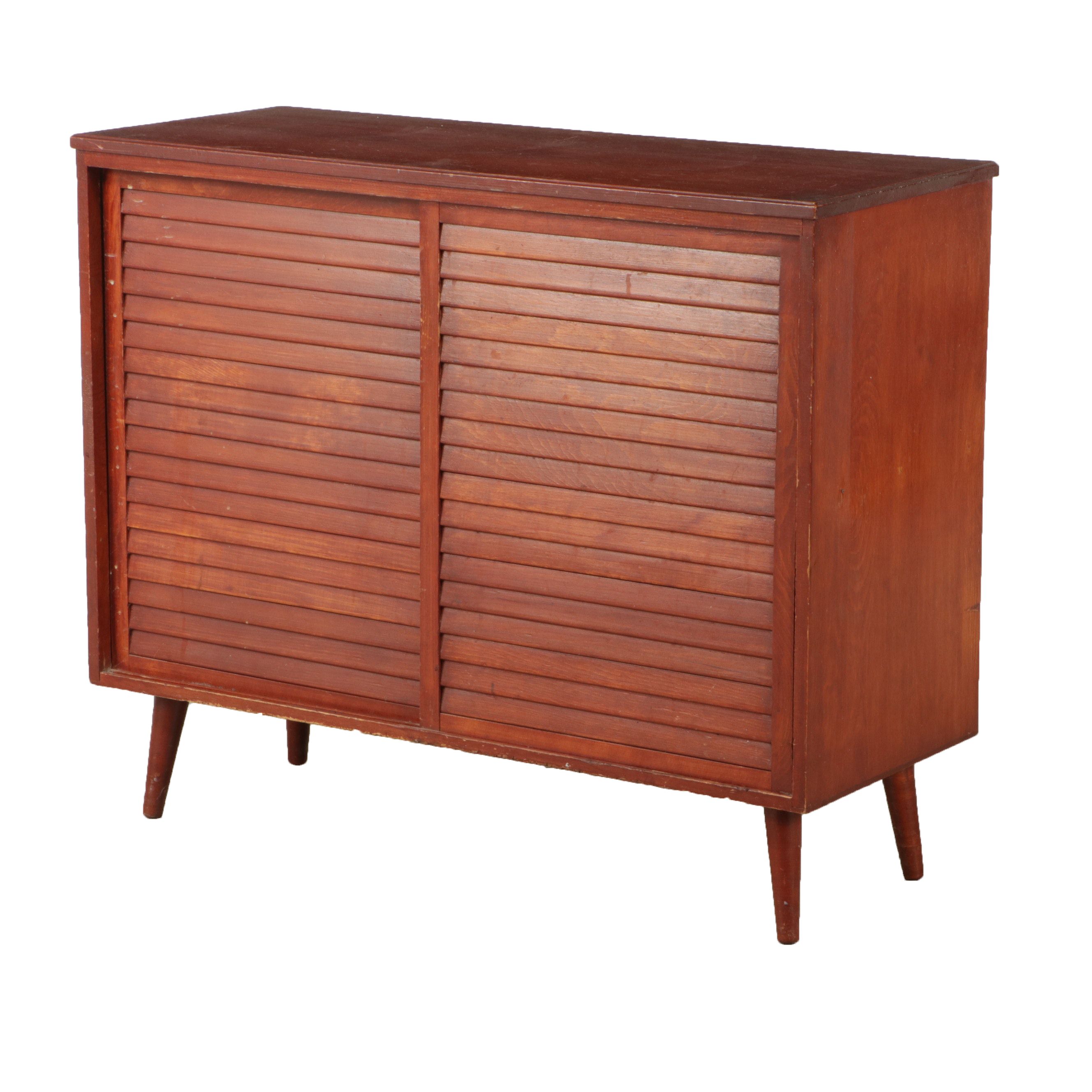 S.J. Bailey & Sons Inc. "Mastercraft" Mid Century Modern Pine Side