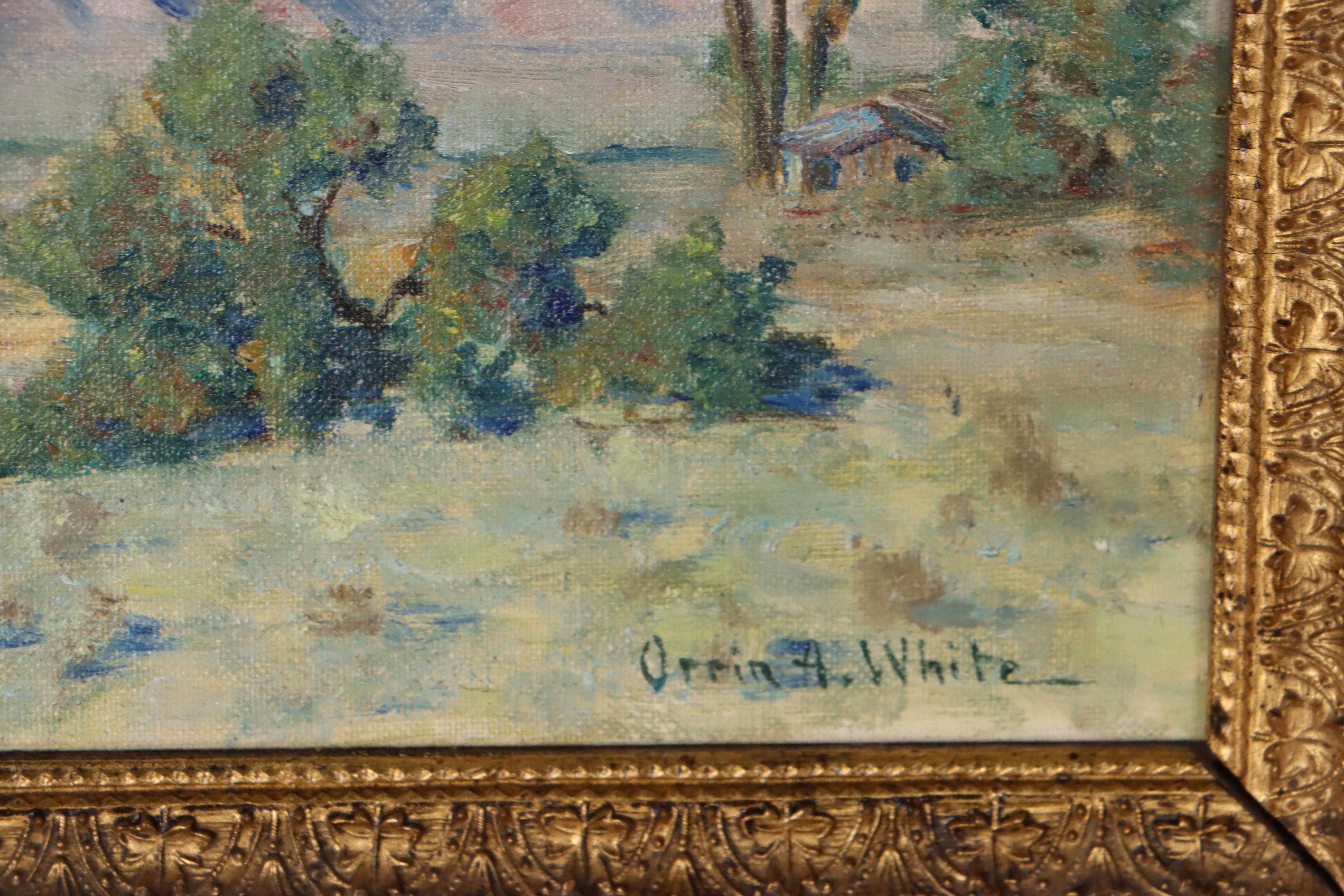 Orrin Augustine White Mountain Landscape Oil Painting EBTH