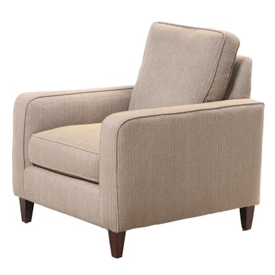 1/2 Century Furniture "Pablo" Custom-Upholstered Easy Armchair