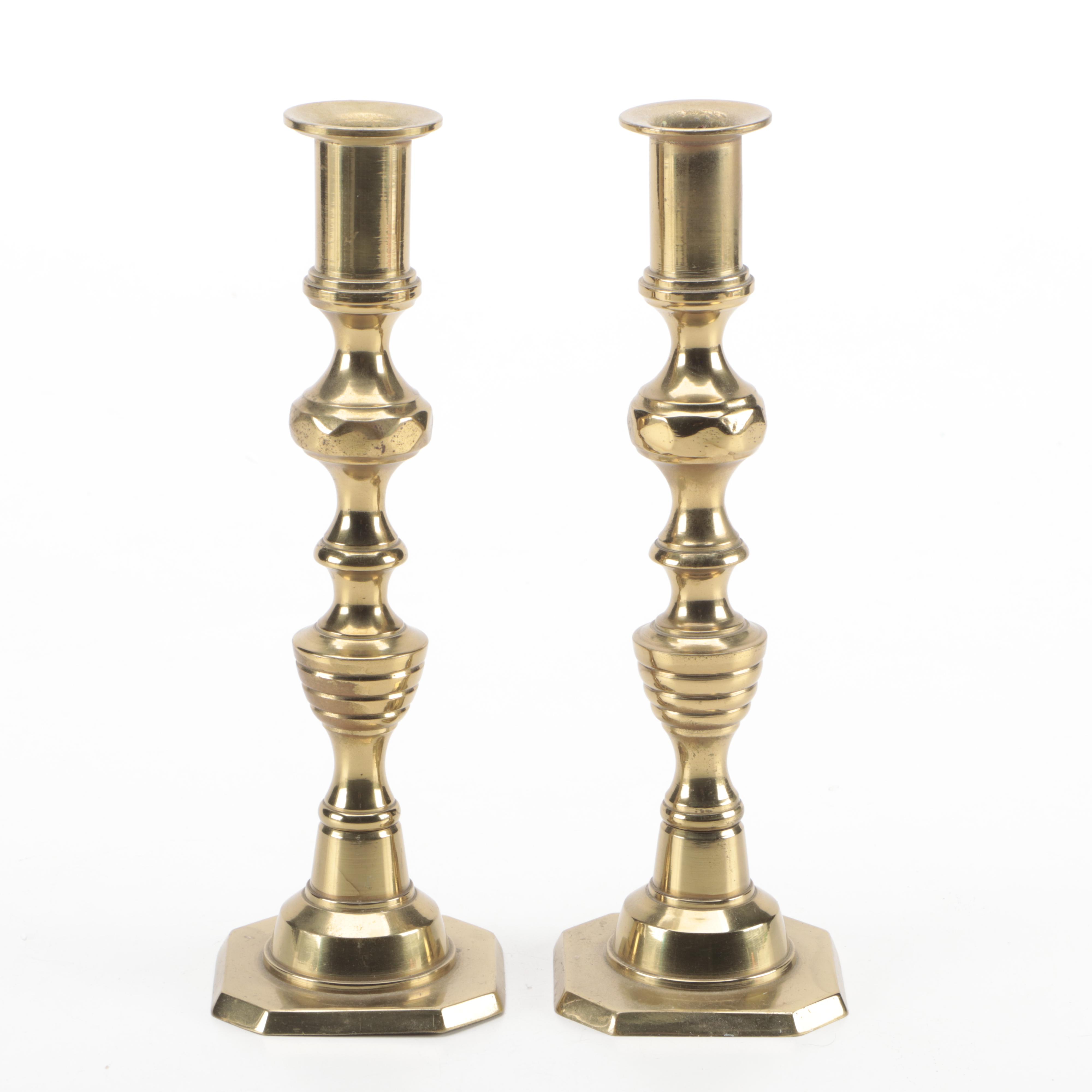 Brass Baluster Candlestick Collection EBTH