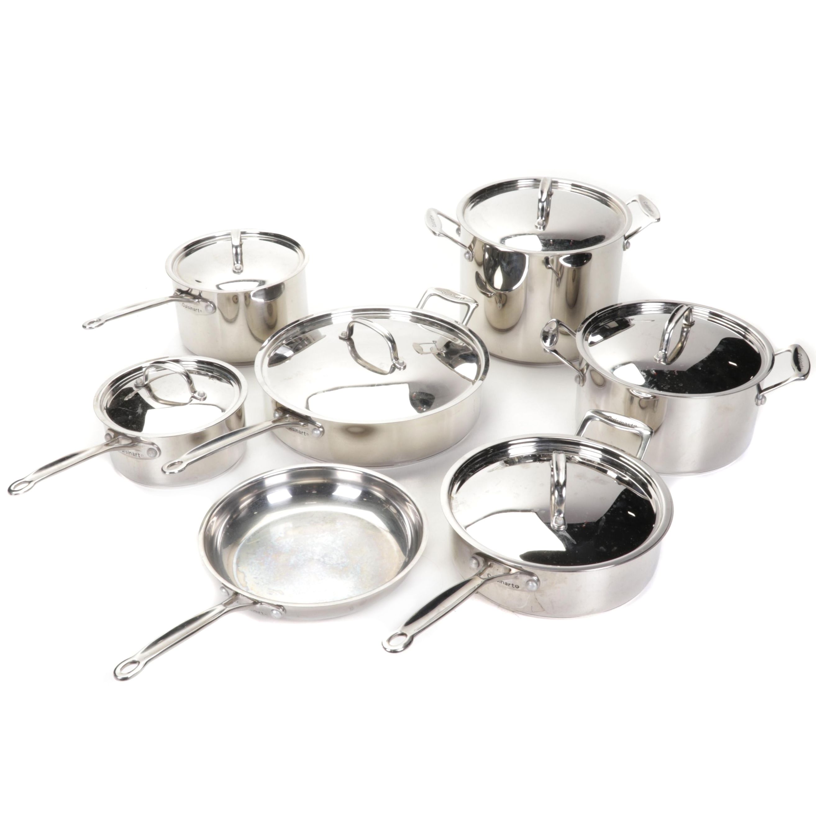 Cuisinart Stainless Steel Cookware Set EBTH