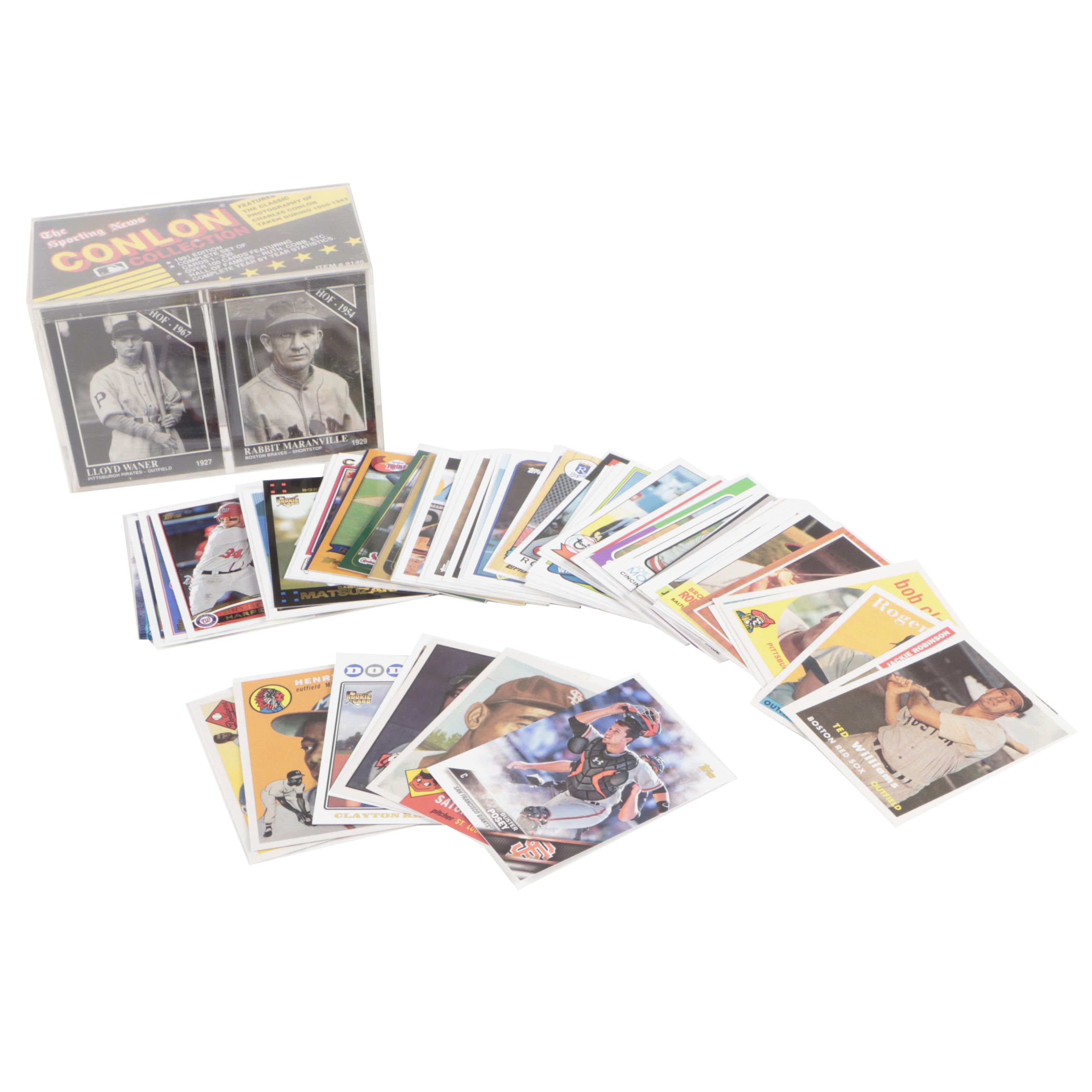 1992 Megacards Sporting News and 2016 Topps Berger's Best Baseball Card