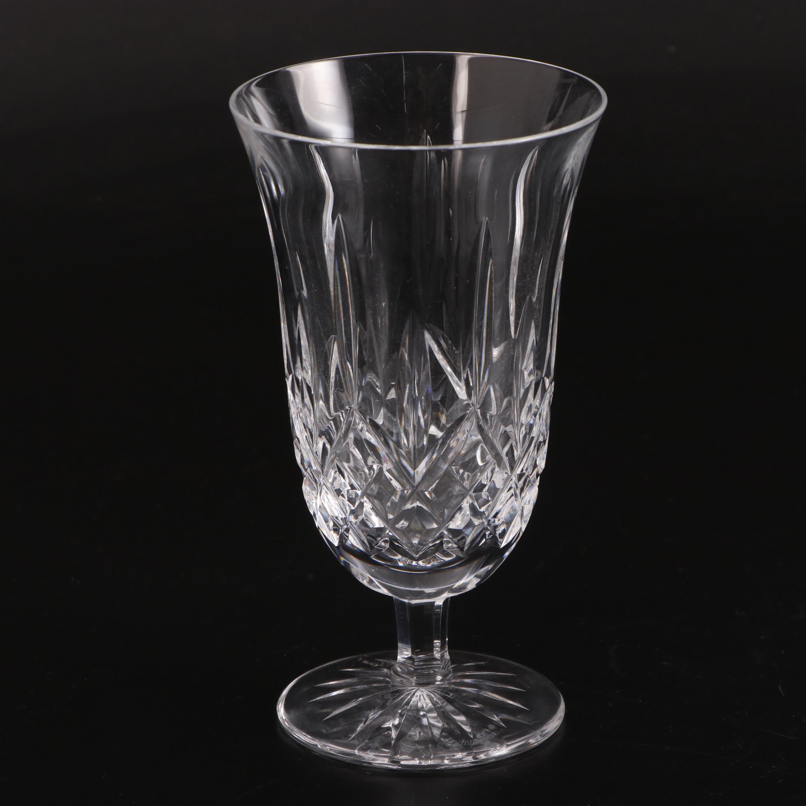 Waterford "Lismore" Crystal Water Goblets and Iced Tea Glasses EBTH