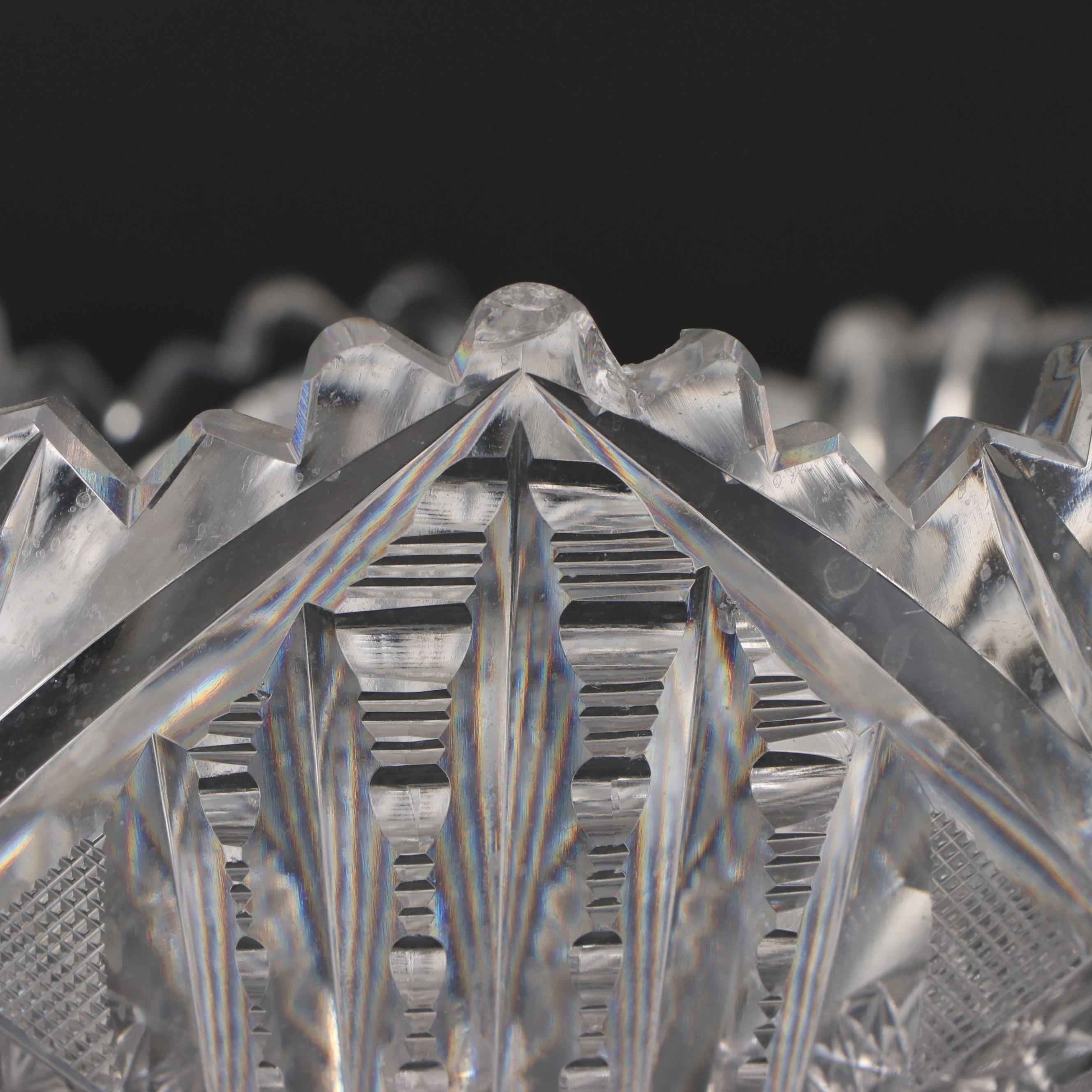 Waterford Crystal Candy Dish with American Brilliant Cut Glass