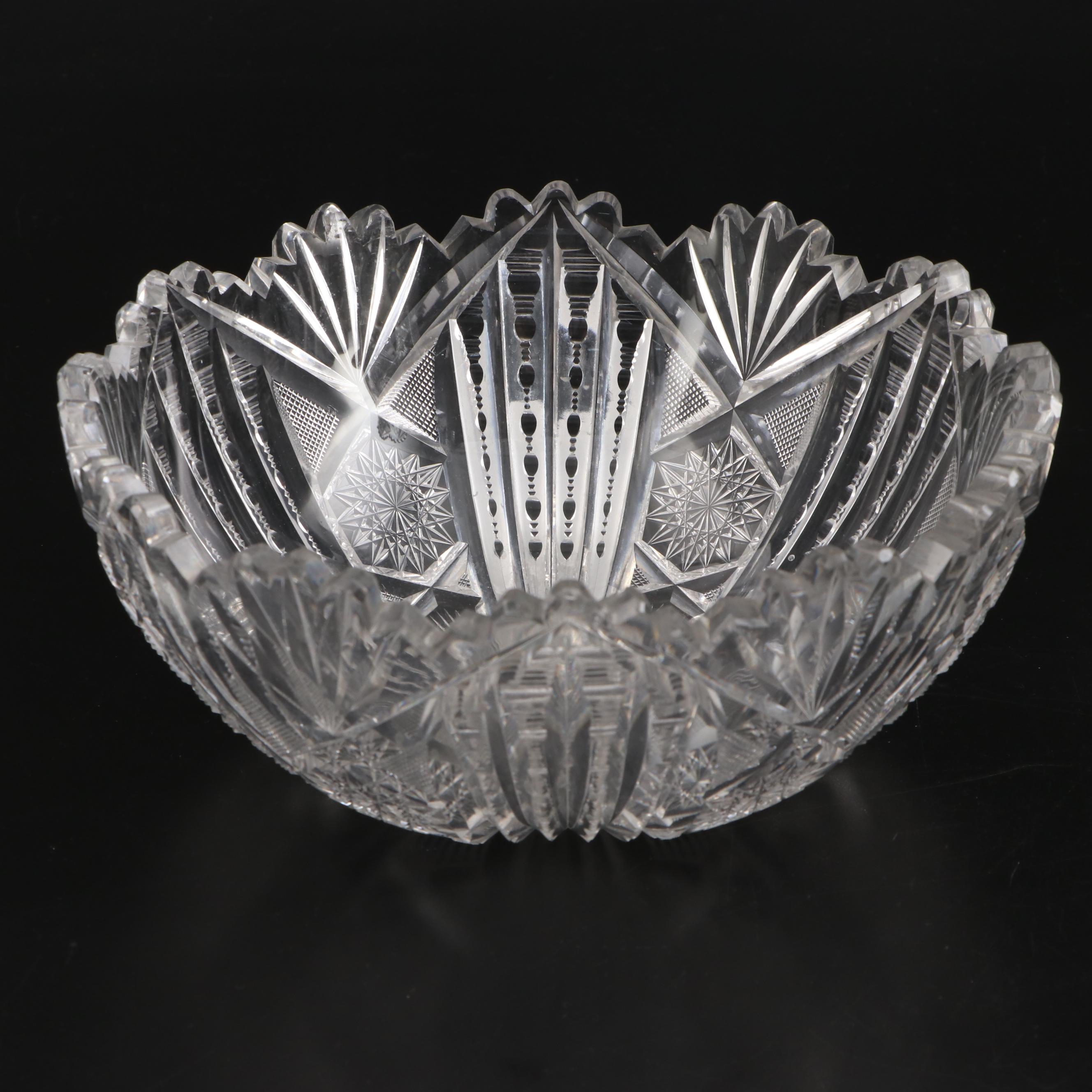 Waterford Crystal Candy Dish with American Brilliant Cut Glass