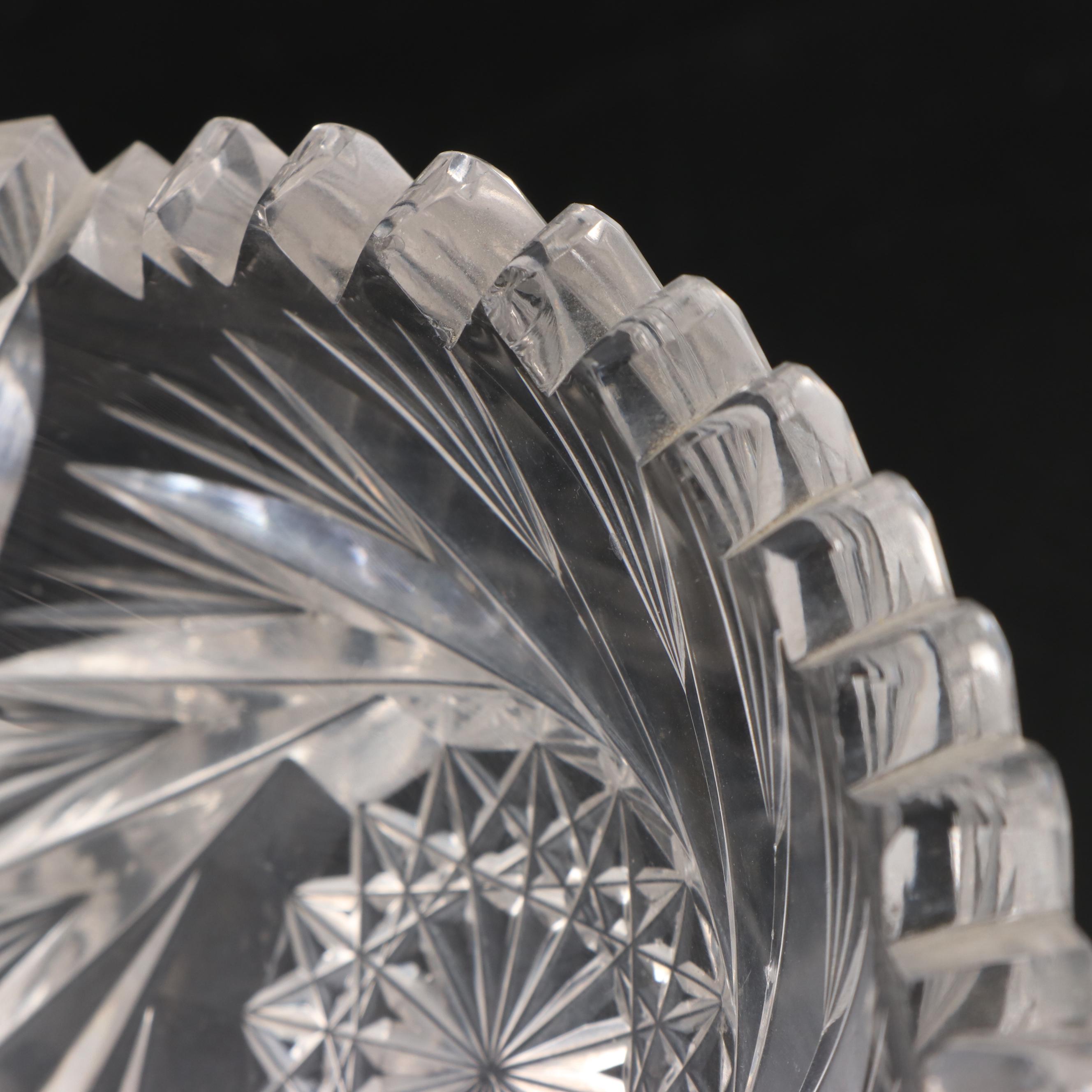 Waterford Crystal Candy Dish with American Brilliant Cut Glass
