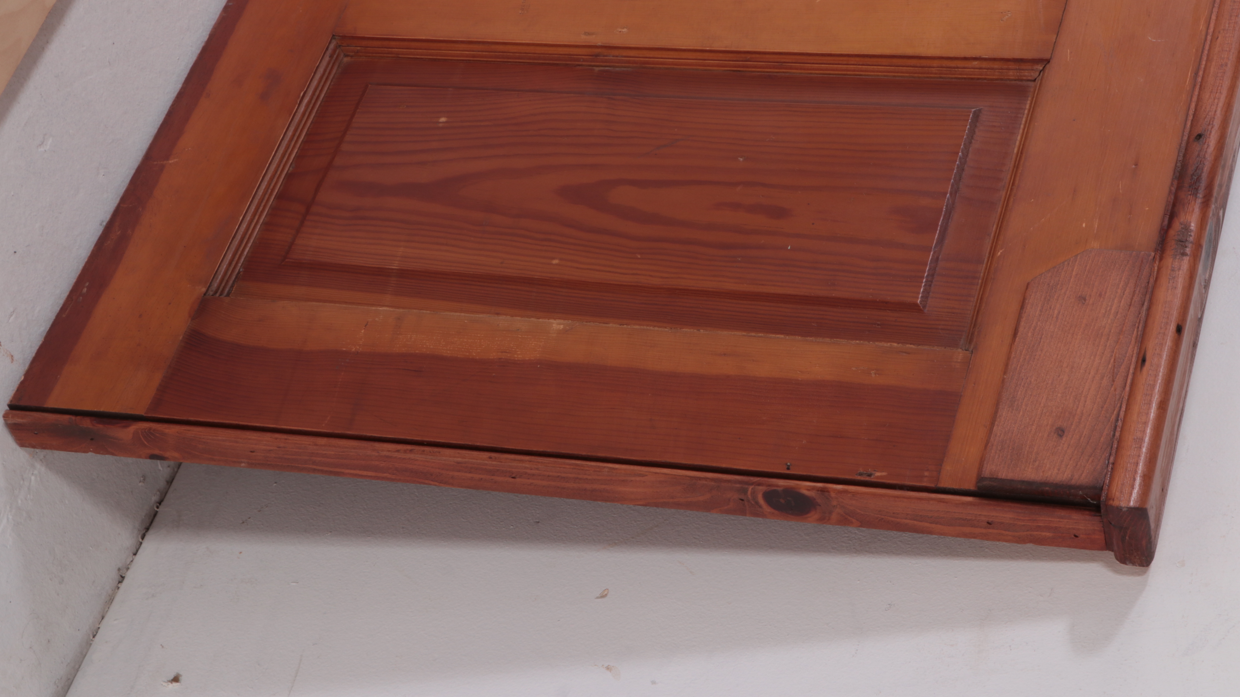 CustomMade Pine Queen Size Headboard, Formerly a Door EBTH